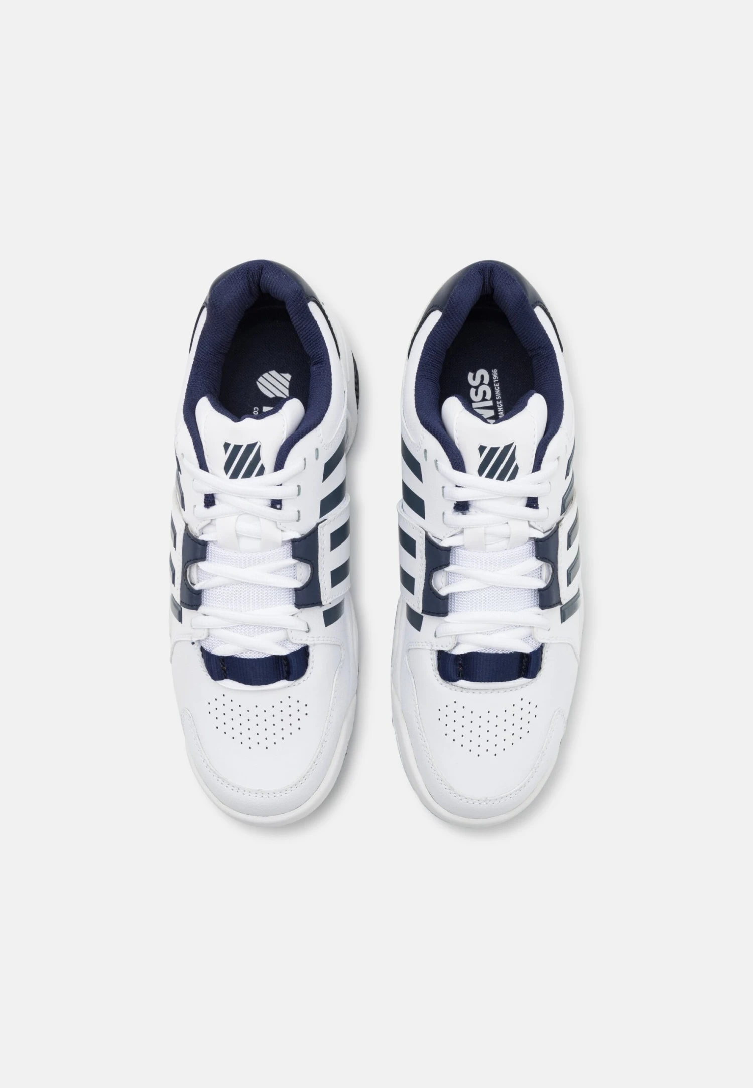 K-Swiss Accomplish Iv - Tennisschoenen Voor Alle Ondergronden - White/Peacoat/Silver - Afbeelding 4