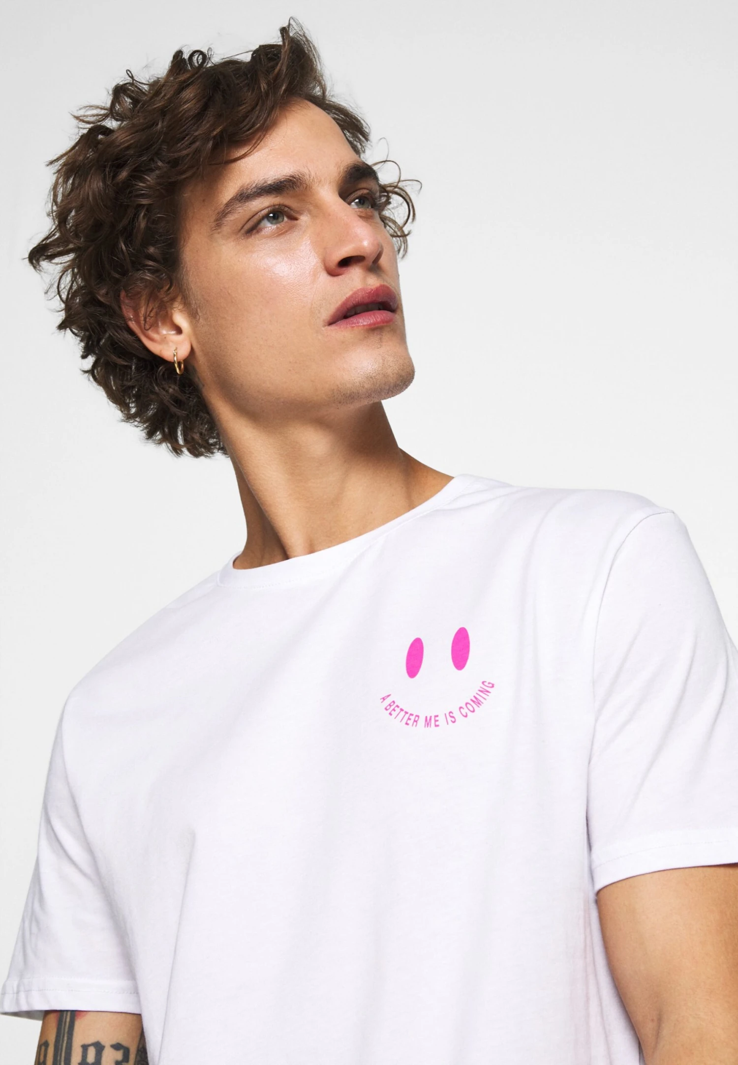 YOURTURN T-Shirt Print - White - Afbeelding 5