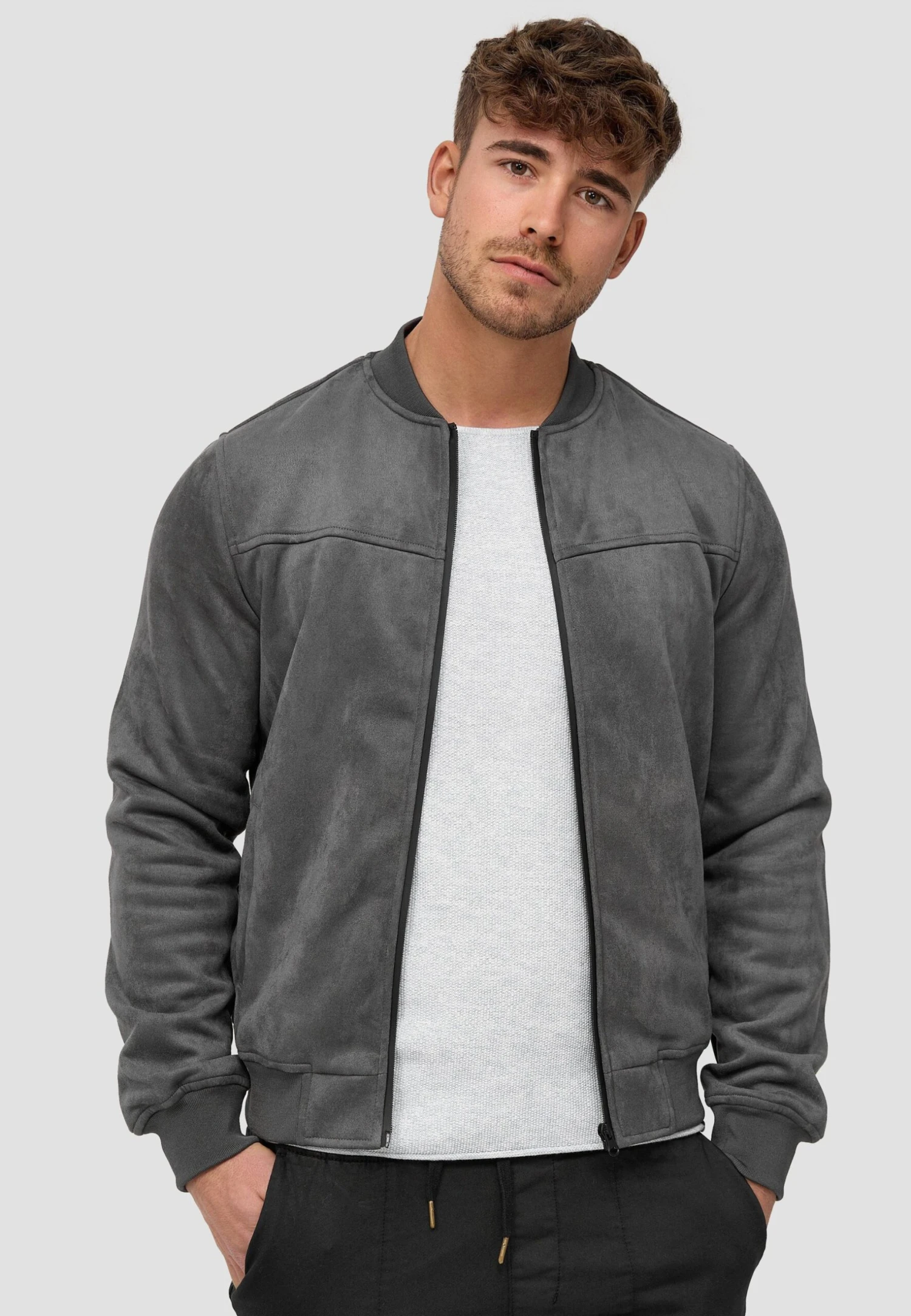 Indicode Jeans Imitatieleren Jas - Raven - Afbeelding 5