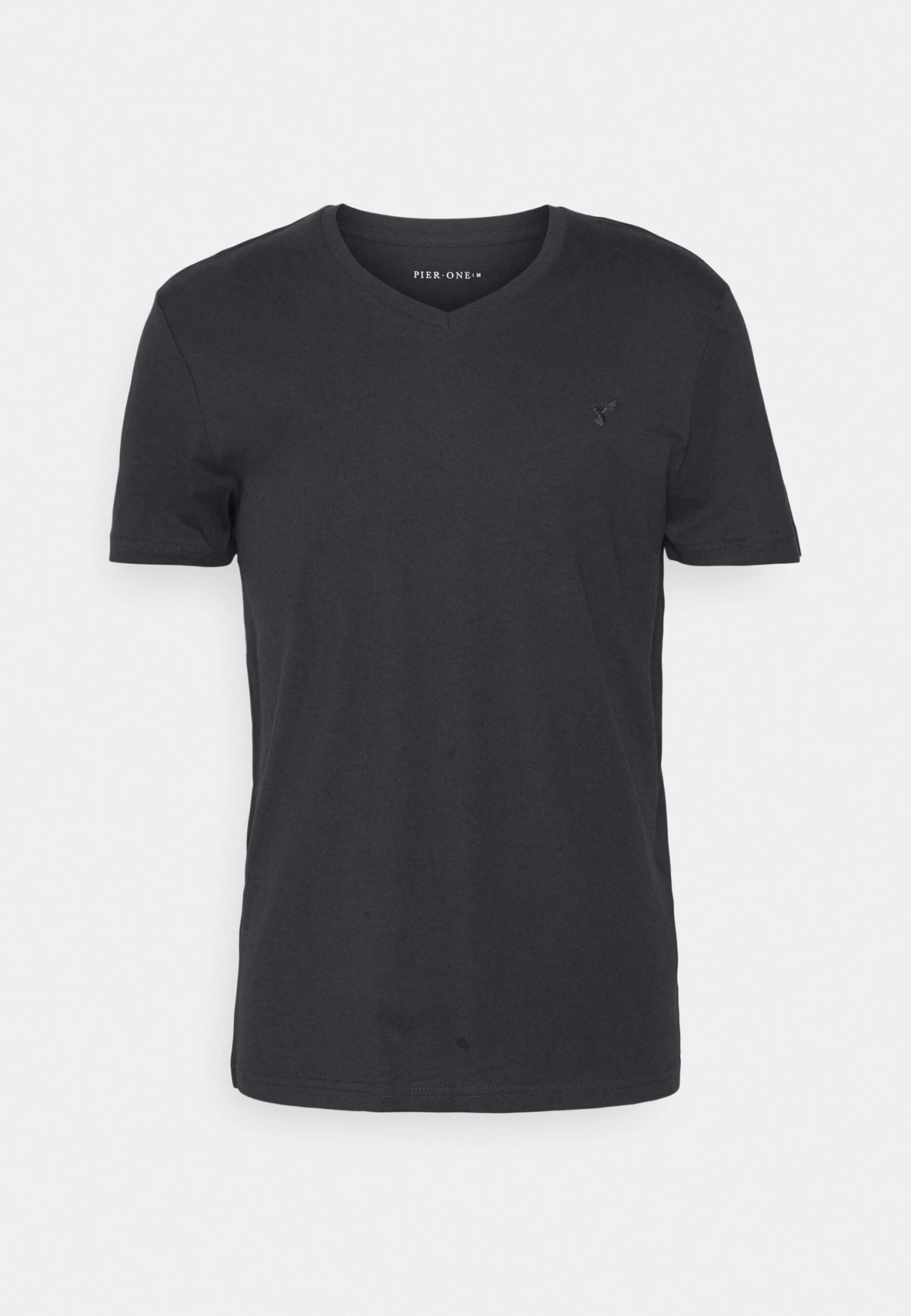 Pier One V Neck Bird Tonal 3 Pack - T-Shirt Basic - Light Brown/White/Dark Blue - Afbeelding 8