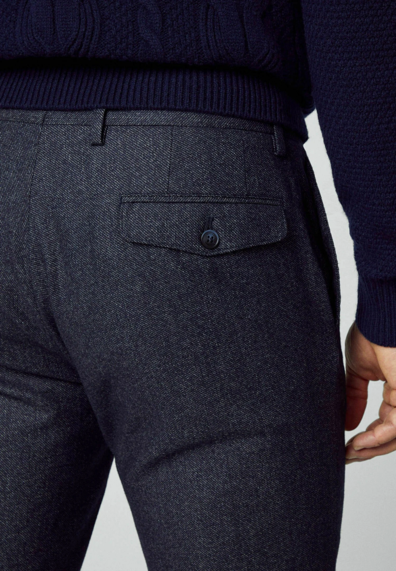 Hackett London Broken Twill Trs - Broek - Navy - Afbeelding 5