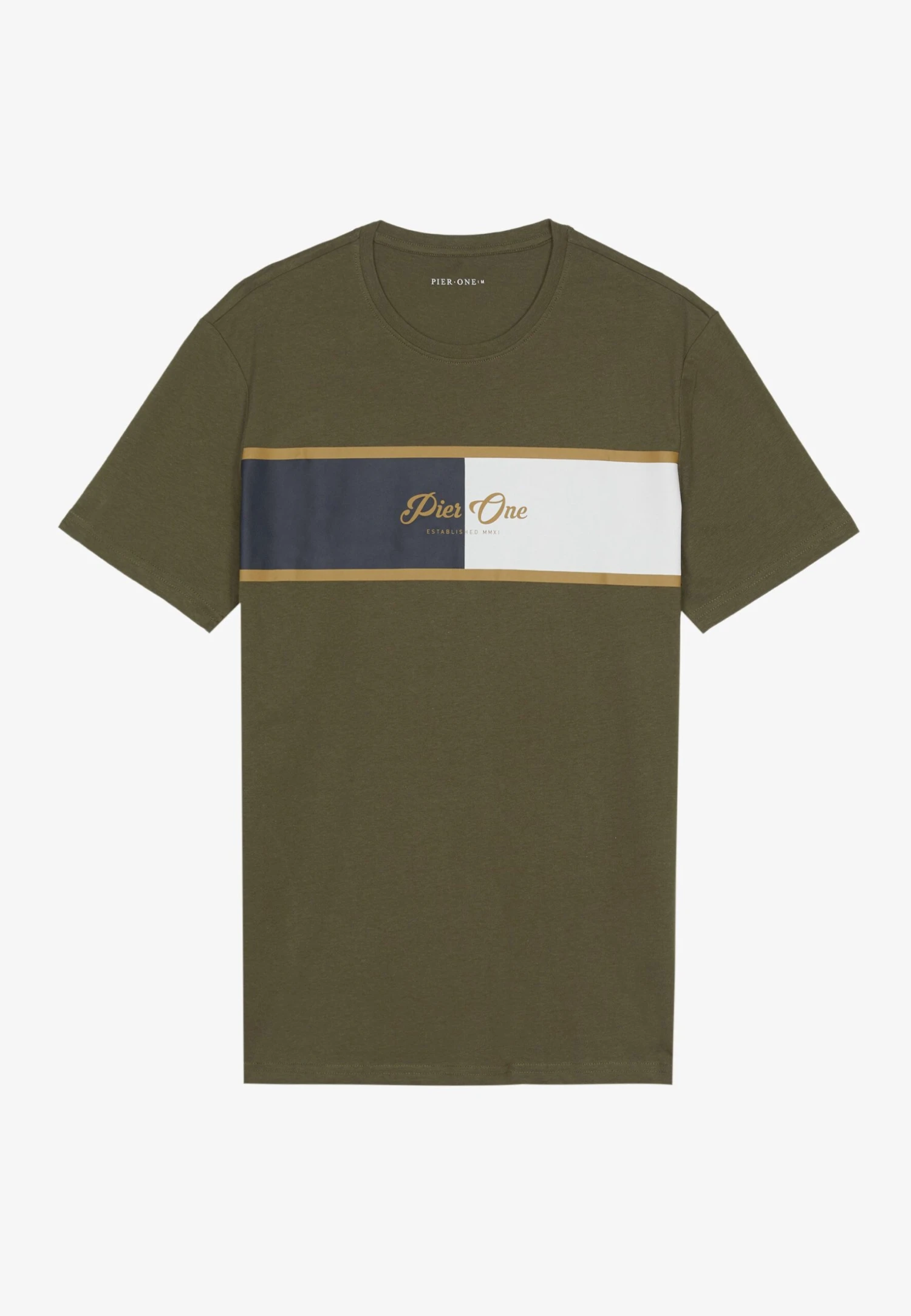 Pier One T-Shirt Print - Olive - Afbeelding 6