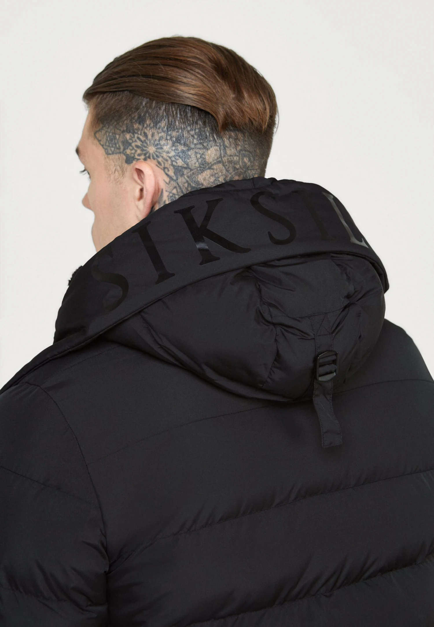 SikSilk Parka Coat - Winterjas - Black - Afbeelding 6