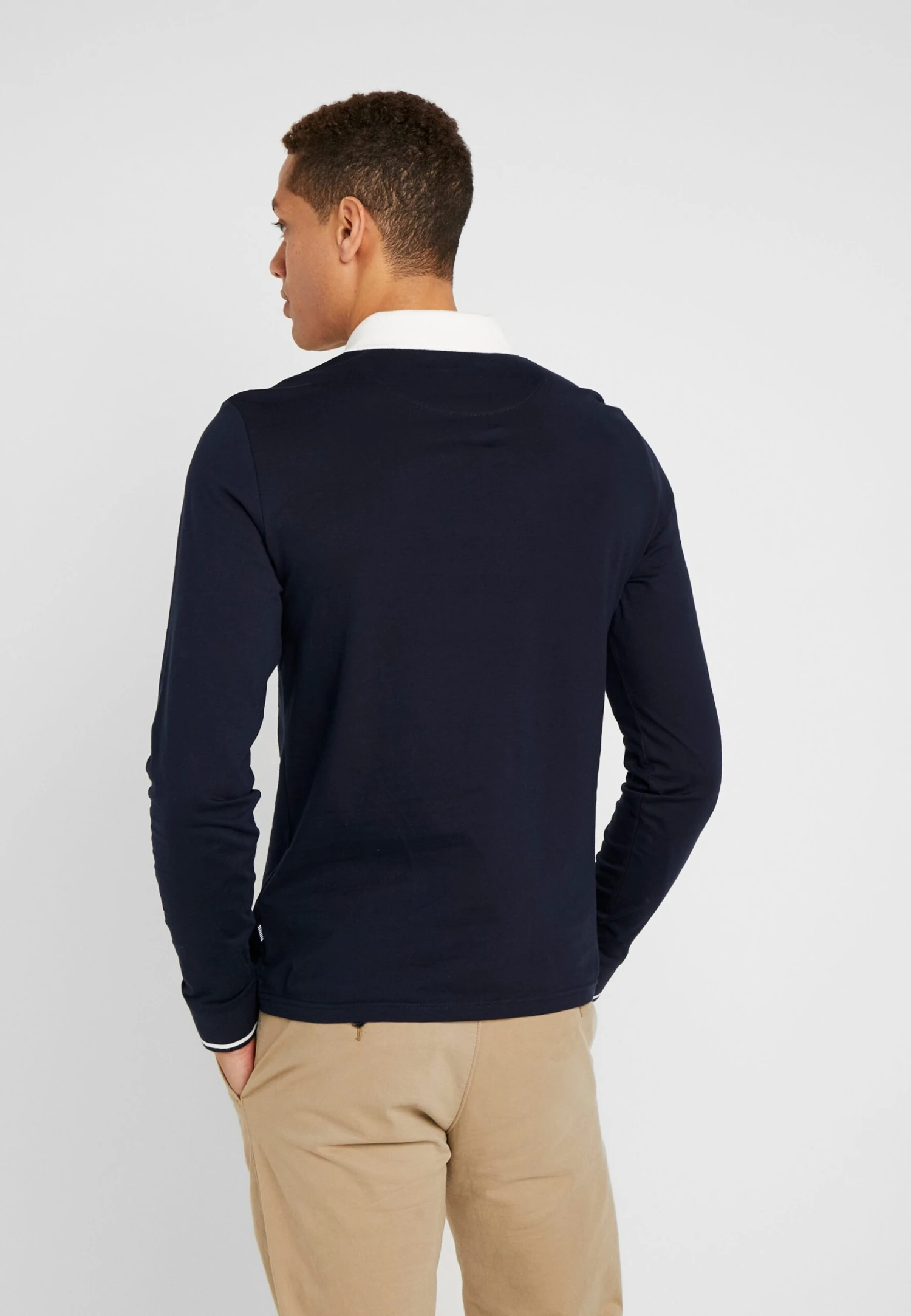 Pier One Muscle Fit - Poloshirt - Dark Blue - Afbeelding 3