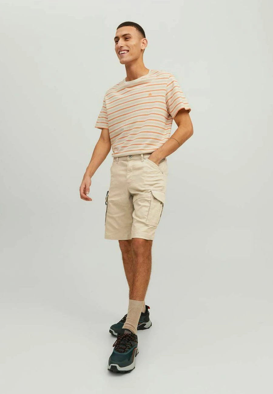Jack & Jones Unifarbene Dex Mit Cargotaschen - Shorts - Oxford Tan - Afbeelding 2