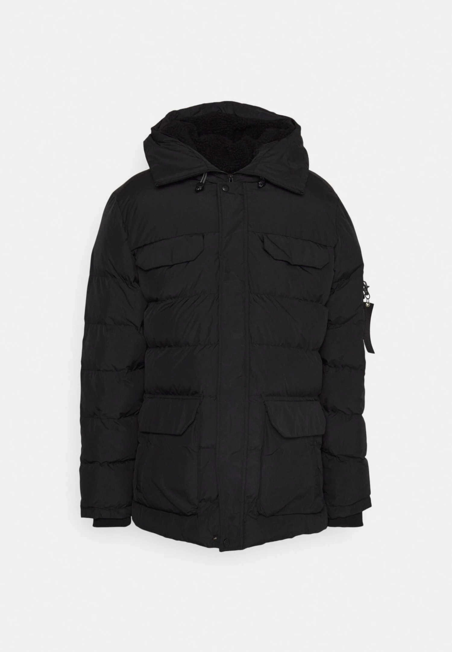 SikSilk Parka Coat - Winterjas - Black - Afbeelding 5