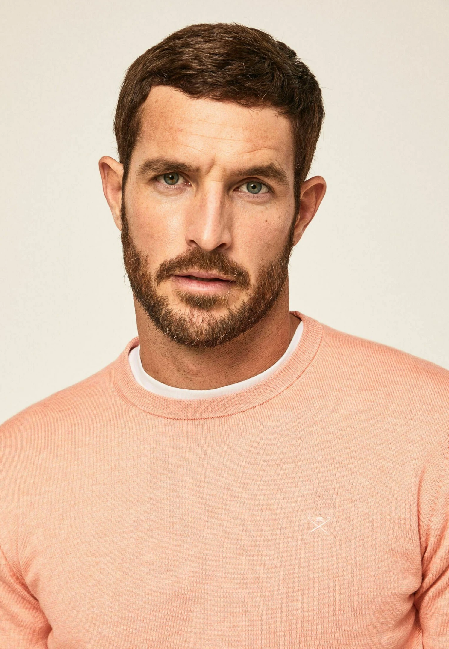 Hackett London Crew - Trui - Salmon - Afbeelding 4