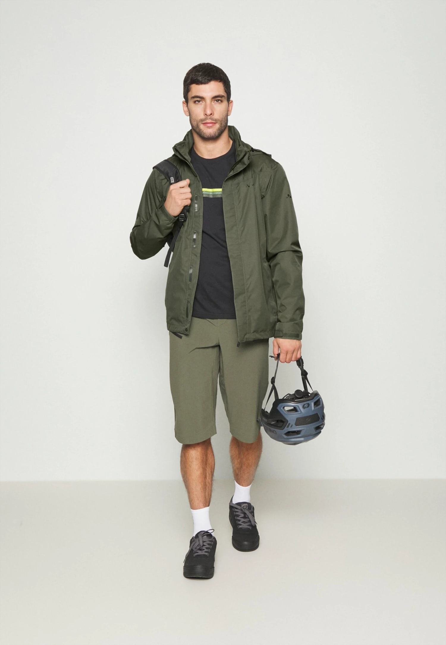 VAUDE Me Escape Bike Light Jacket - Regenjas - Khaki - Afbeelding 2