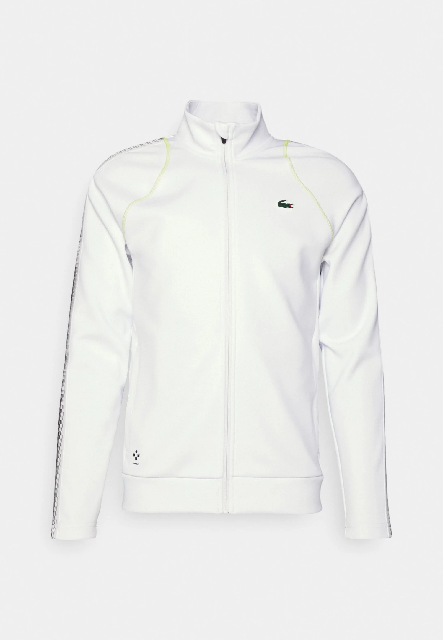 Lacoste Sport Tennis Jacket Med - Trainingsvest - Blanc Jaune - Afbeelding 4