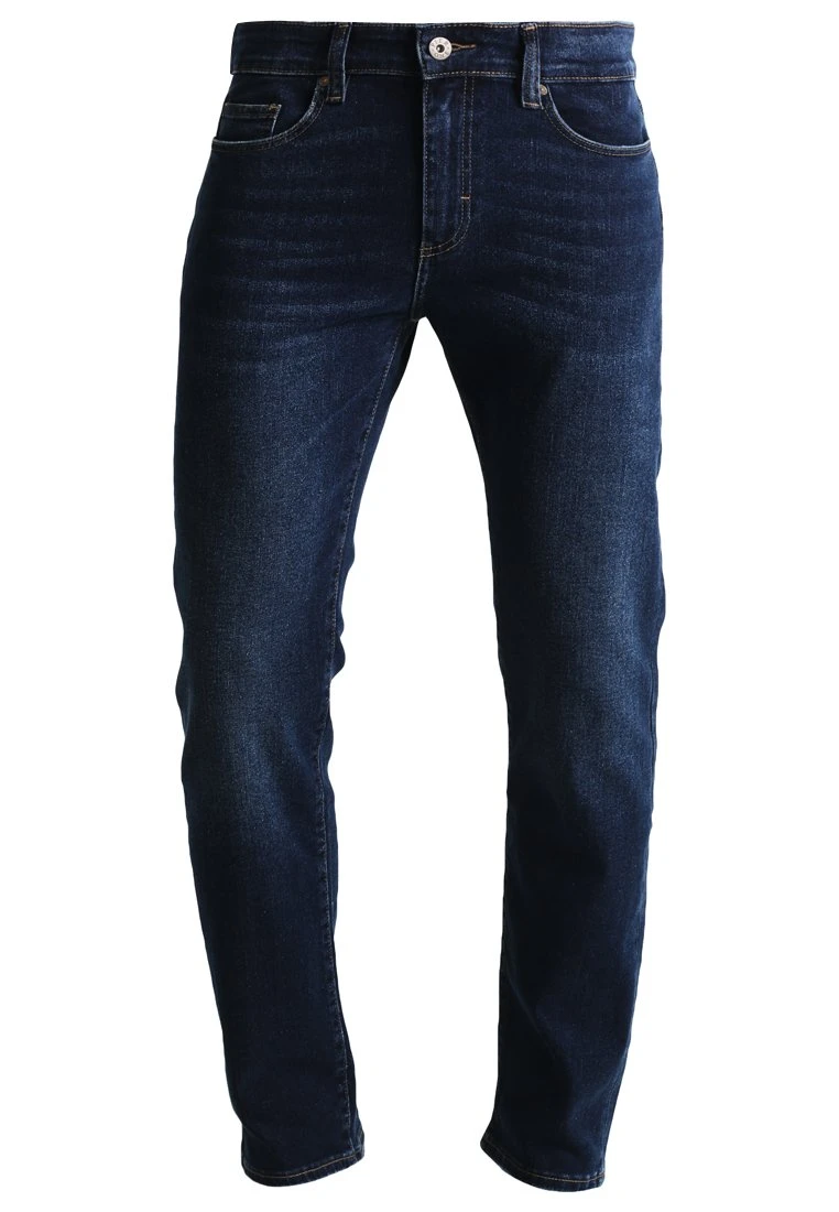 Pier One Basic - Straight Leg Jeans - Dark Blue Denim - Afbeelding 6