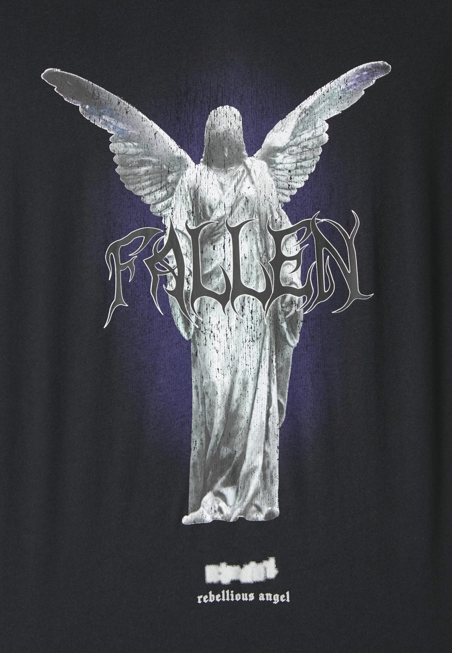 YOURTURN Fallen Schoolzi - T-Shirt Print - Black - Afbeelding 5