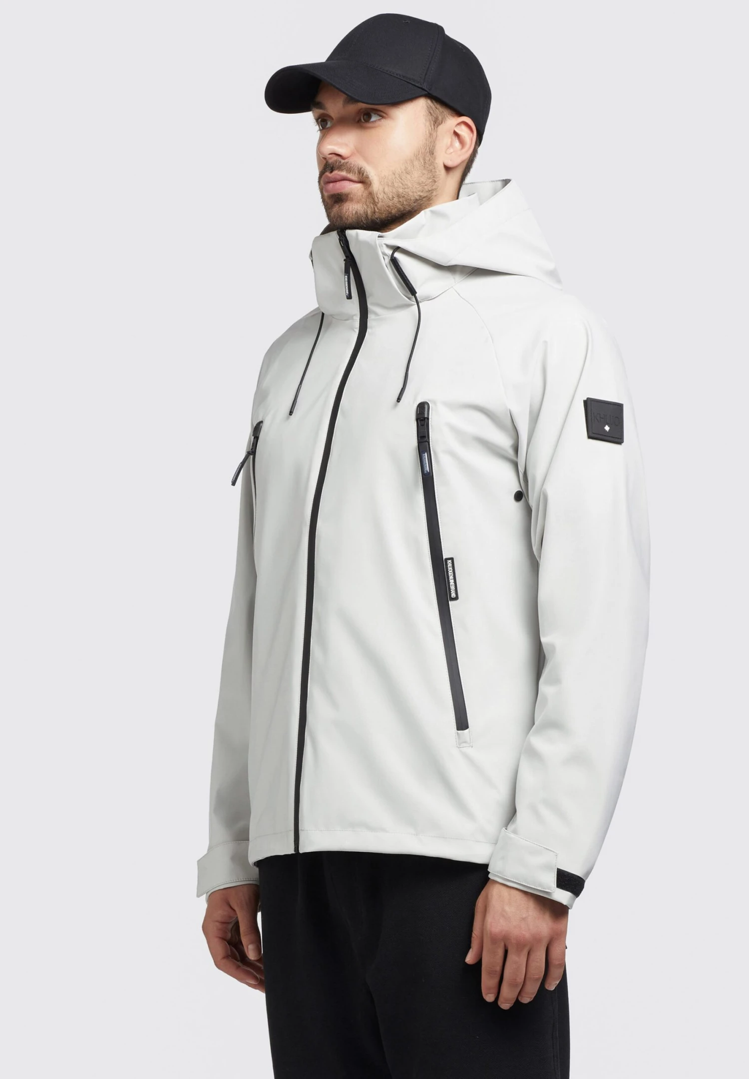 Khujo Adam - Regenjas - Hellgrau - Afbeelding 5