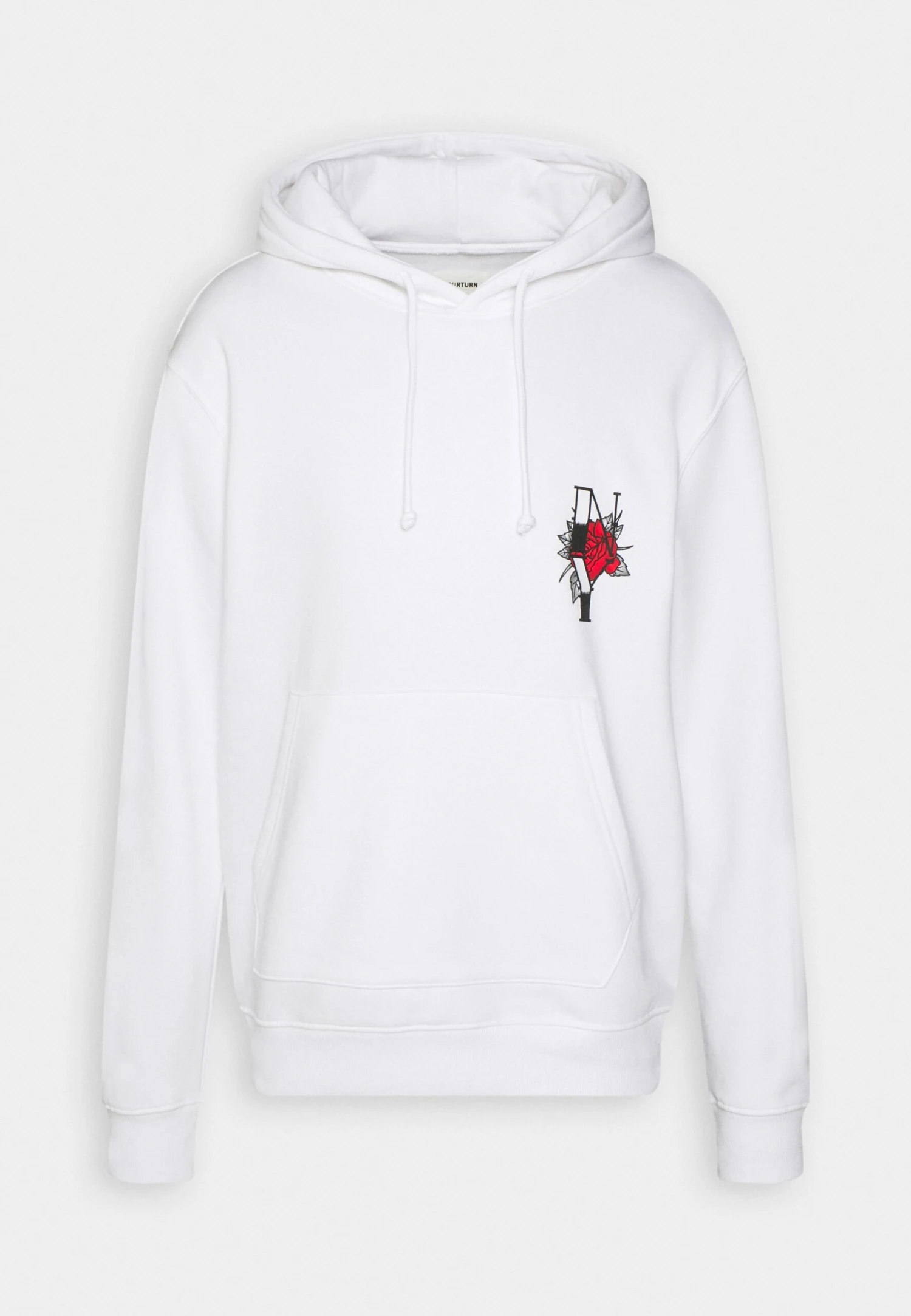YOURTURN Unisex - Hoodie - White - Afbeelding 4