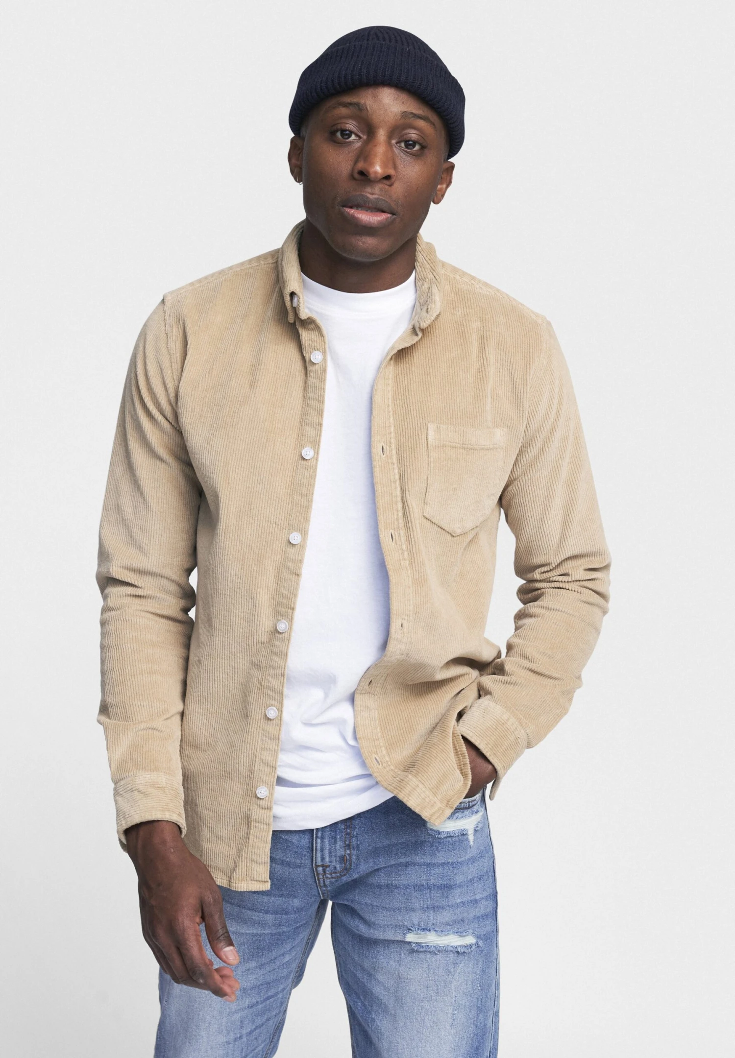 Redefined Rebel Sean - Overhemd - Travertine