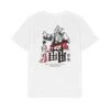 Kaotiko Washed Geisha - T-Shirt Print - Weiß