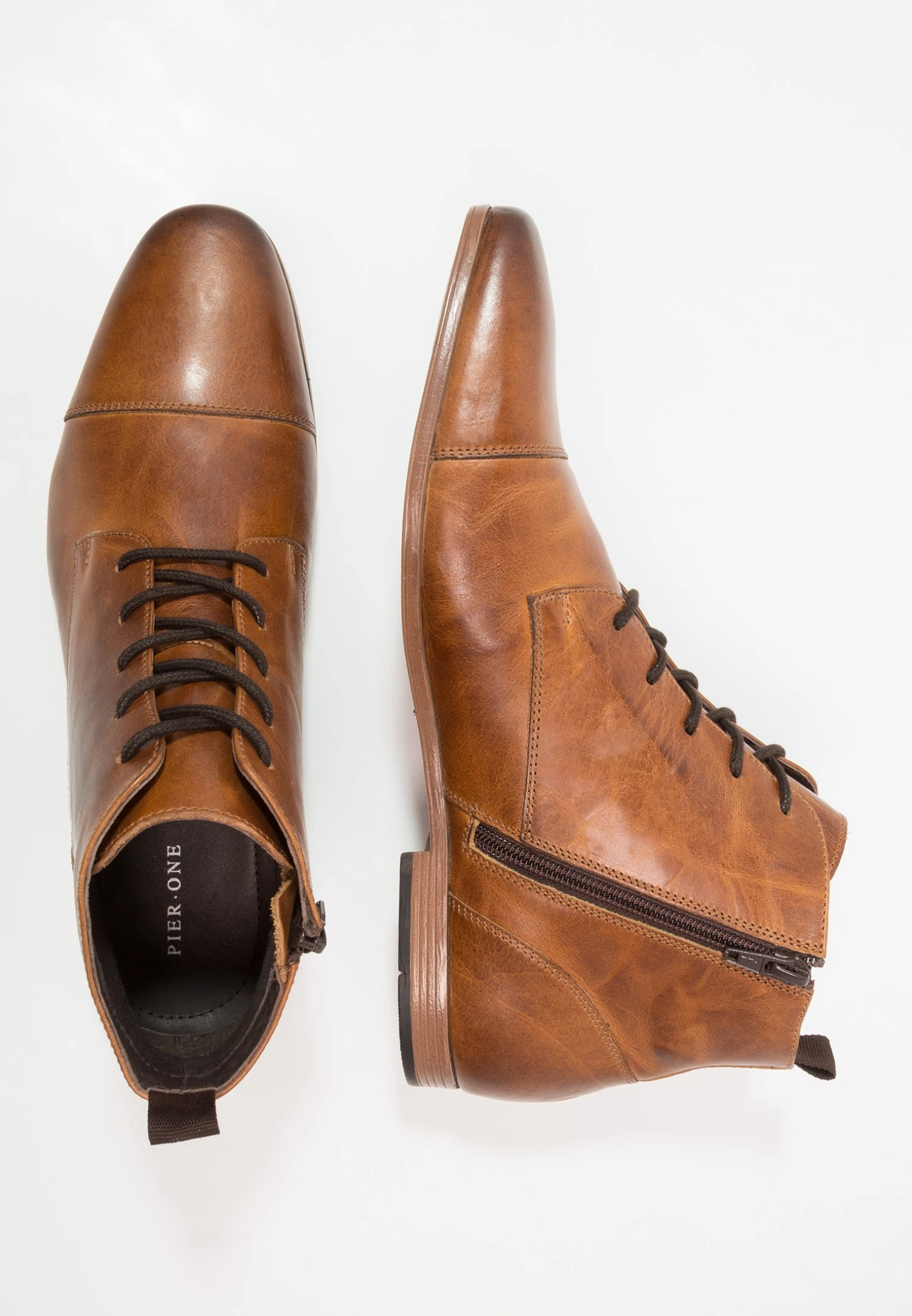 Pier One Veterboots - Cognac - Afbeelding 2