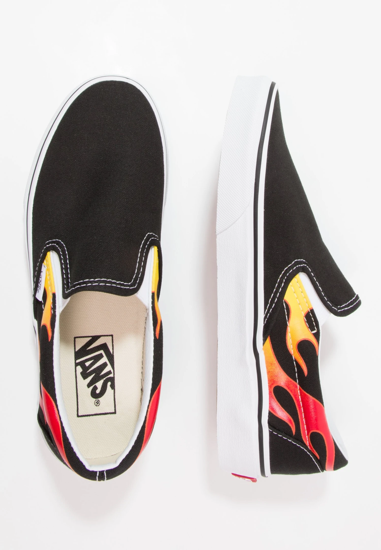 Vans Classic Slip-On- Instappers - Black/True White - Afbeelding 3