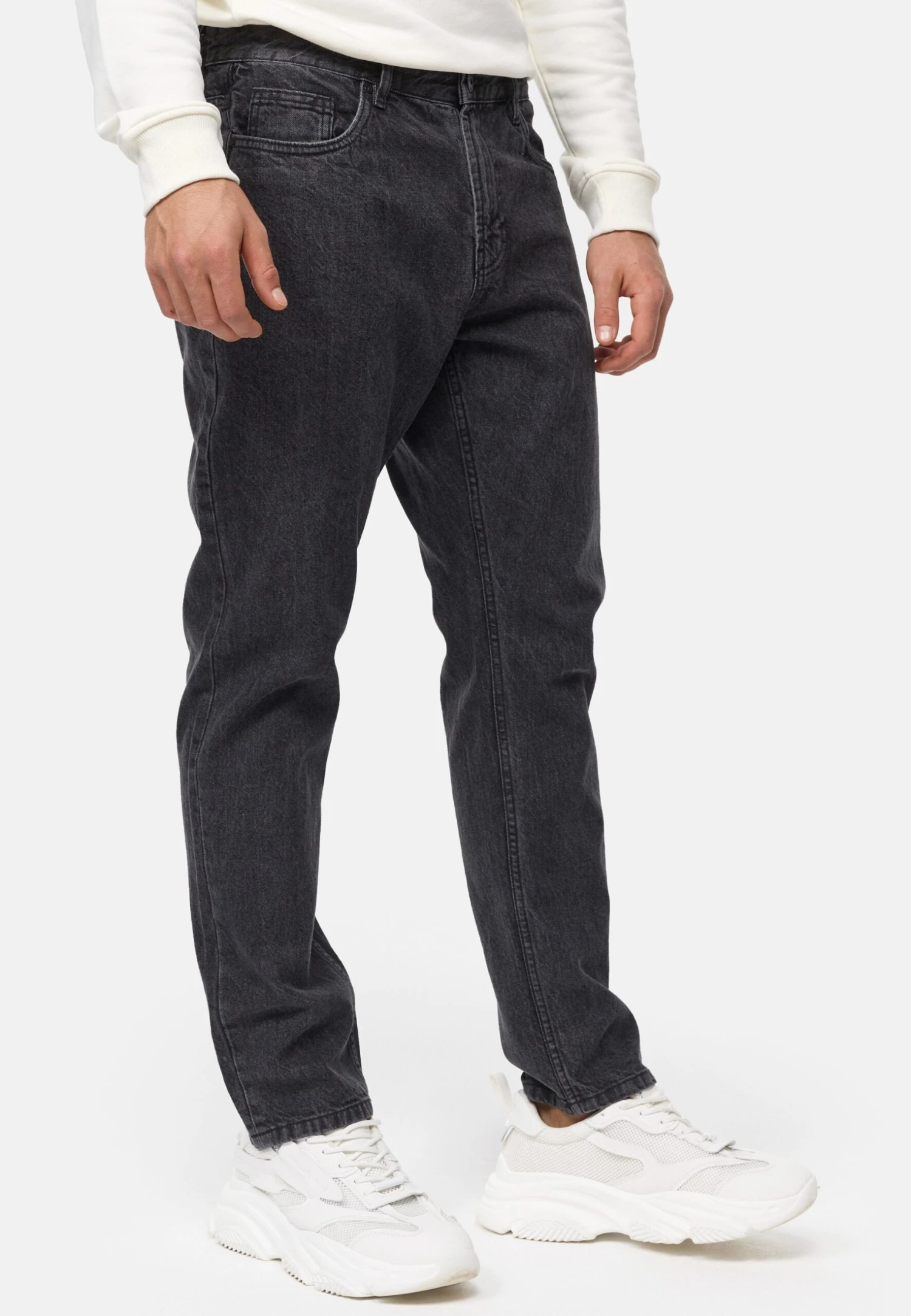 Indicode Jeans Incobra - Straight Leg Jeans - Black - Afbeelding 4