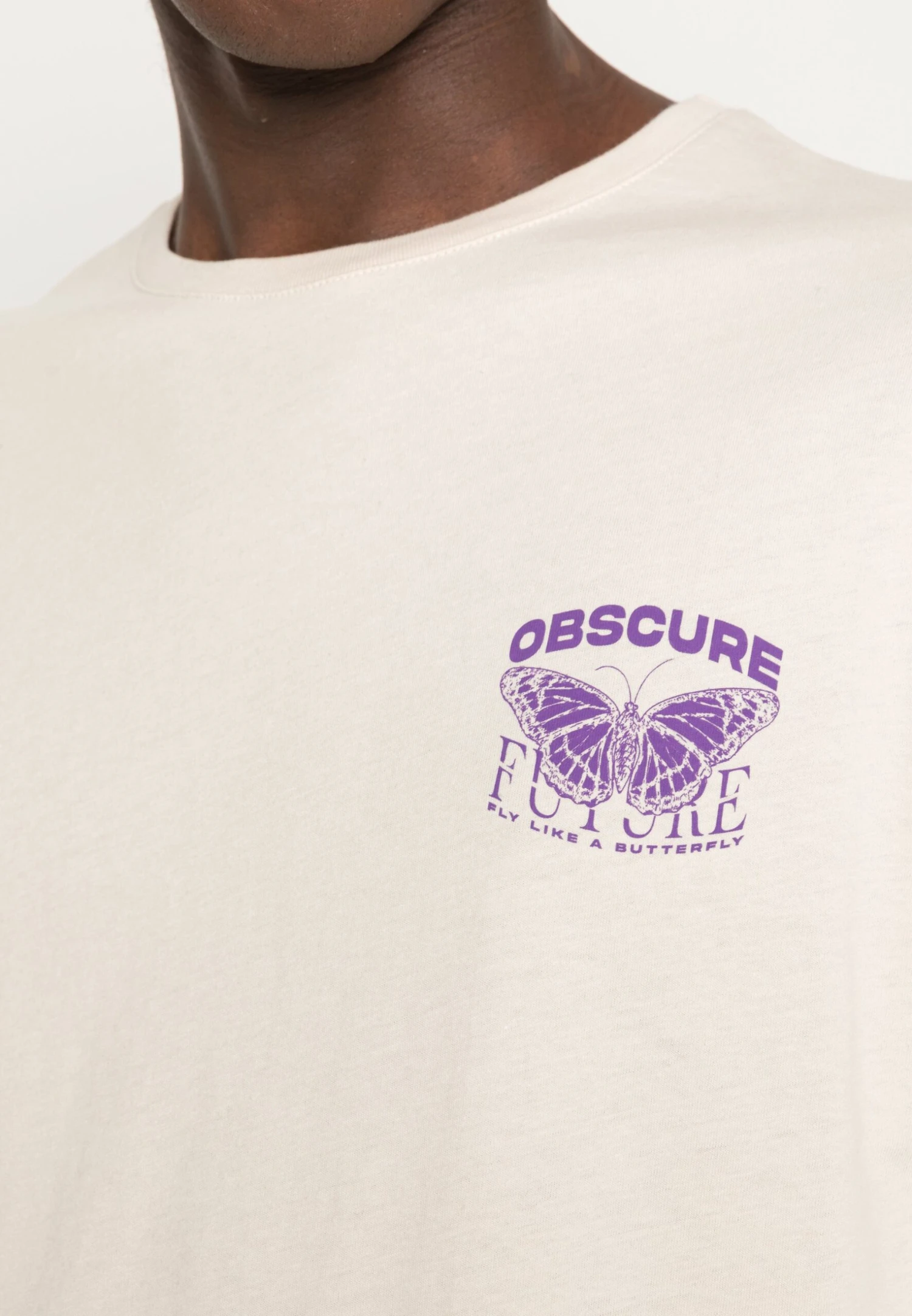 YOURTURN Nostalgia Future Tee Unisex - T-Shirt Print - Grey - Afbeelding 5