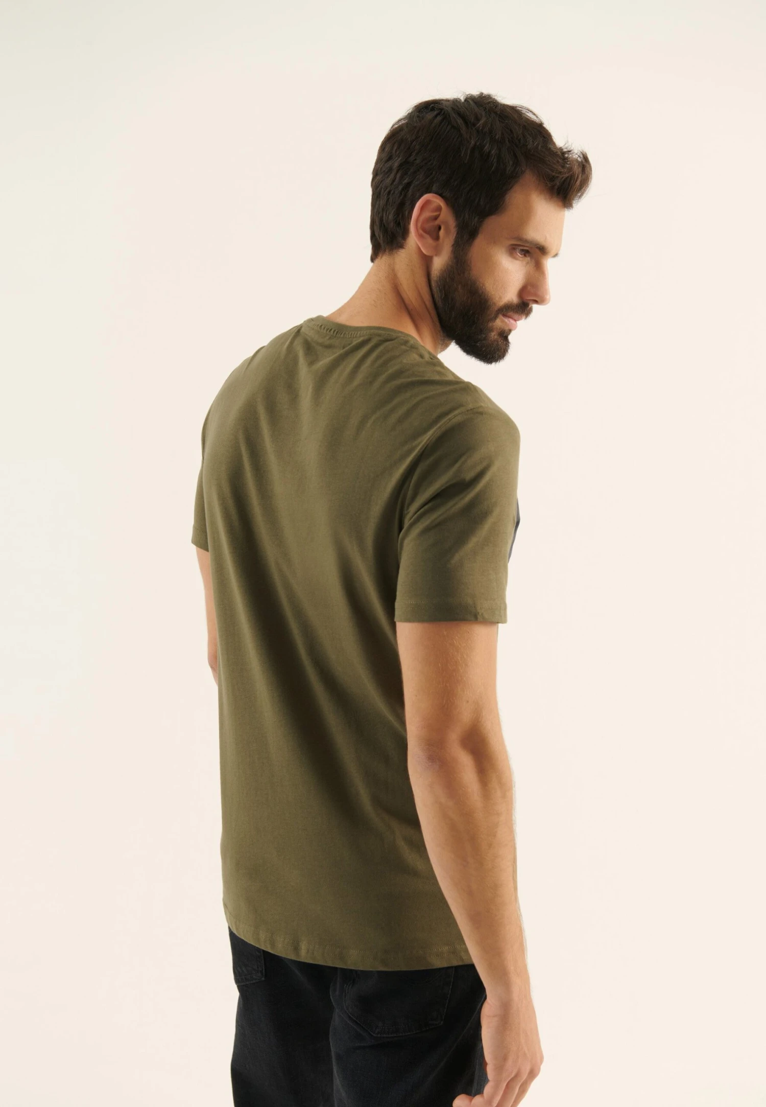Pier One T-Shirt Print - Olive - Afbeelding 3