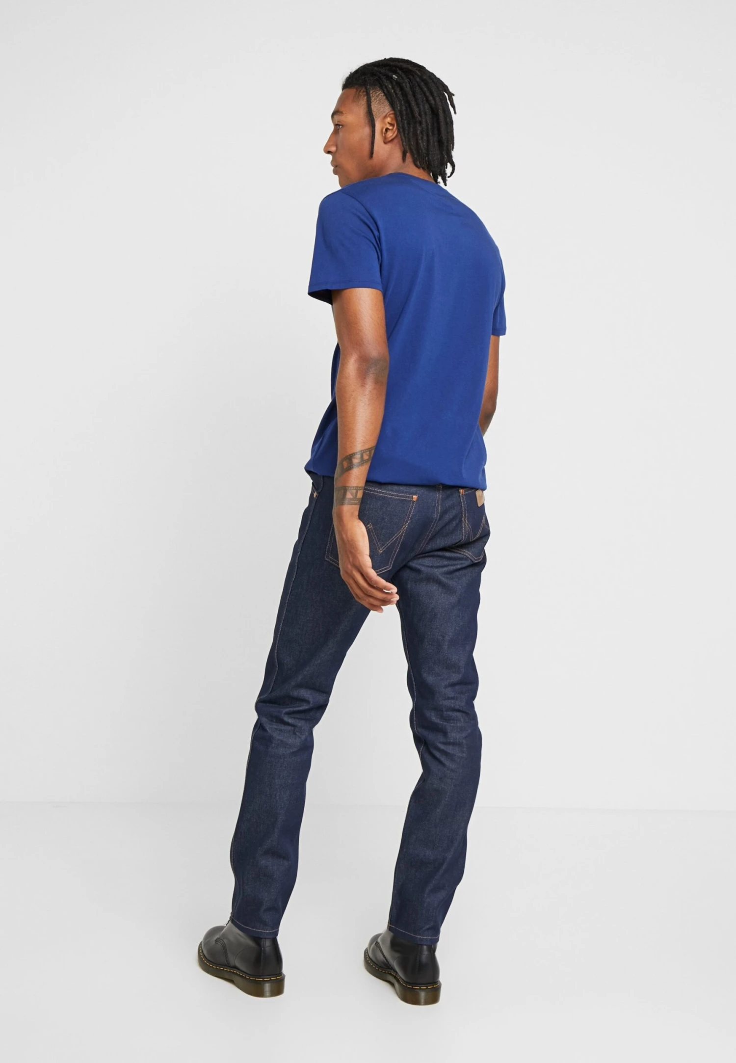 Wrangler Straight Leg Jeans - Dark Blue - Afbeelding 3