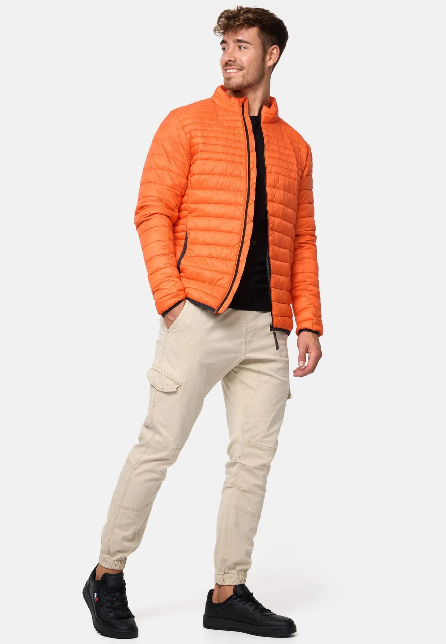 Indicode Jeans Jas - Orange - Afbeelding 2