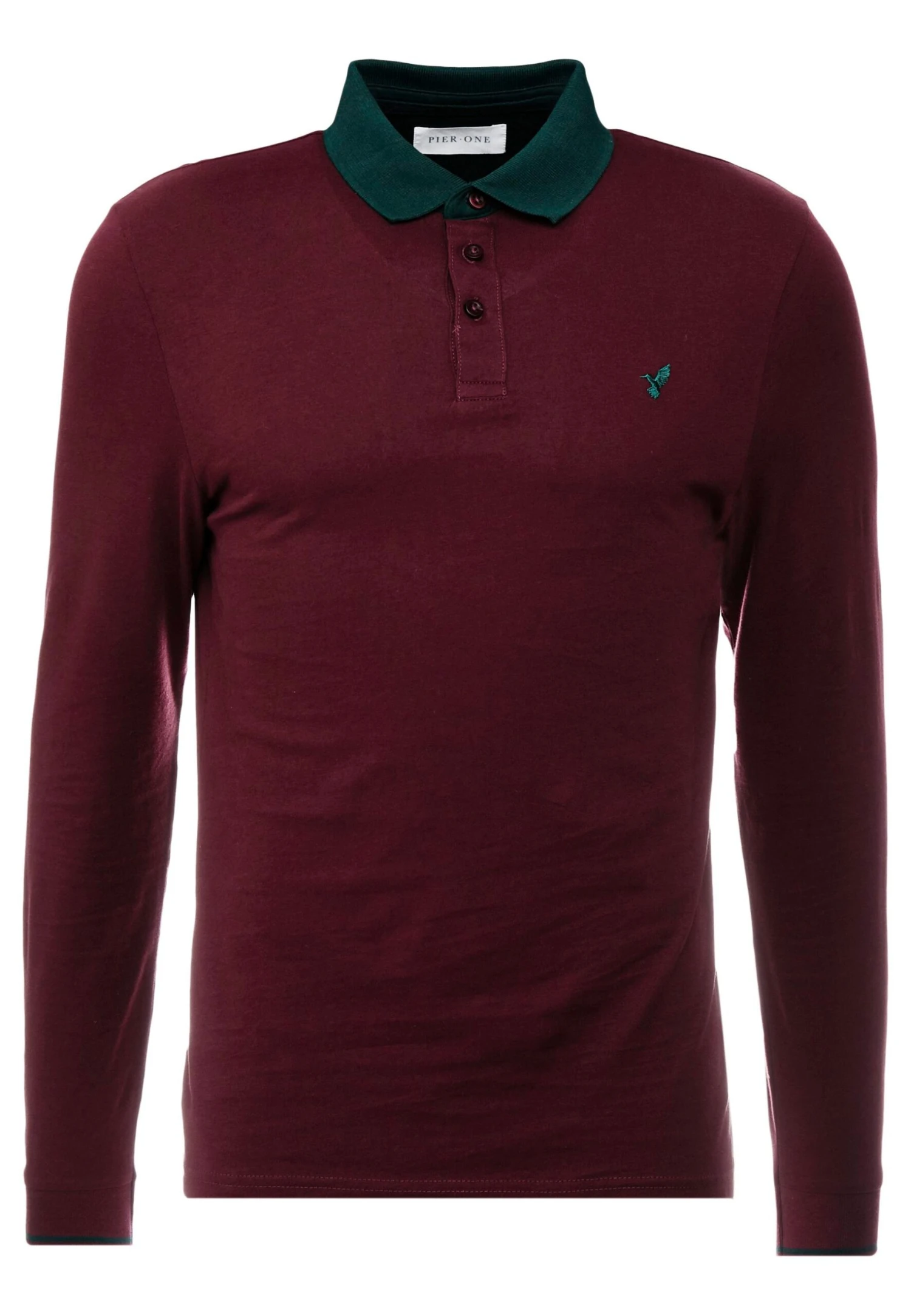 Pier One Muscle Fit - Poloshirt - Bordeaux - Afbeelding 4