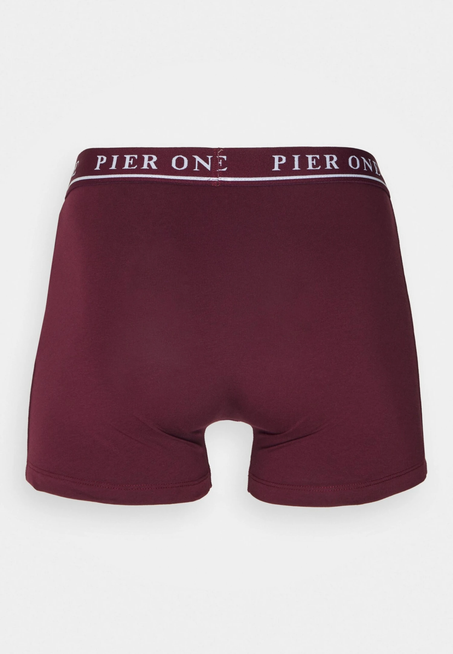 Pier One 5 Pack - Onderbroeken - Bordeaux/Mottled Grey - Afbeelding 3