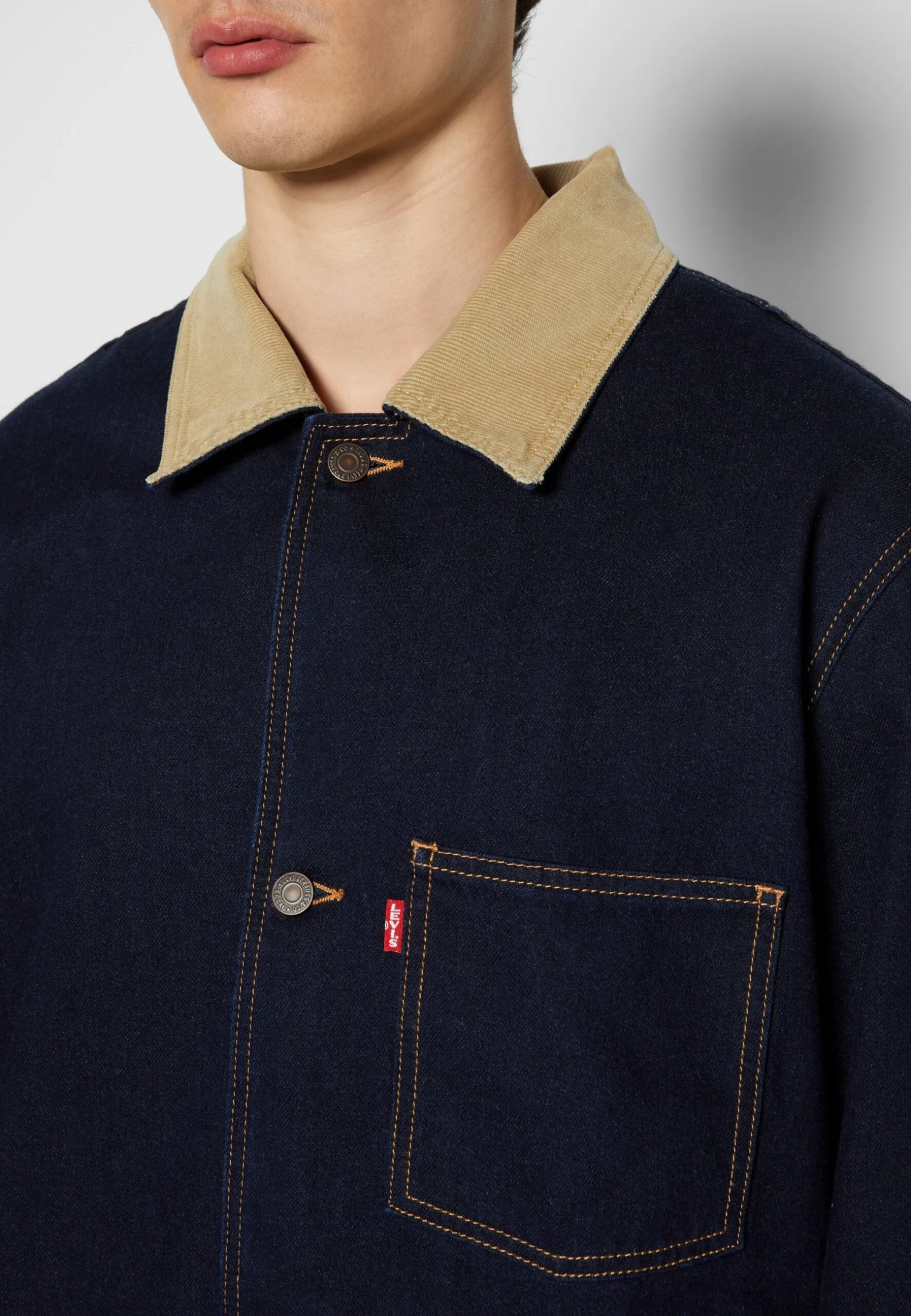 Cypress Chore Coat - Spijkerjas - Dark Indigo Rinse - Afbeelding 7