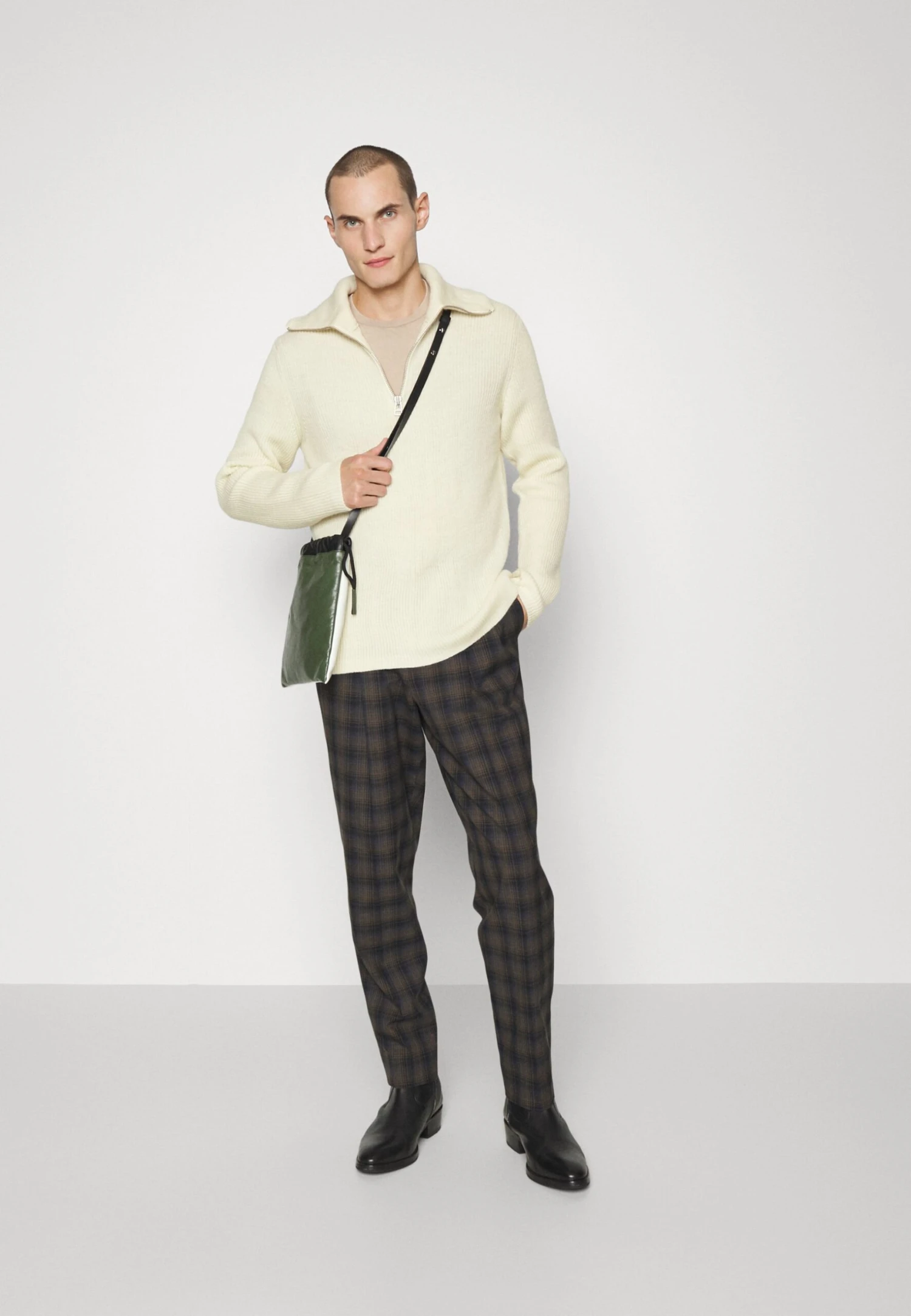 NN07 Holger - Trui - Ecru - Afbeelding 2