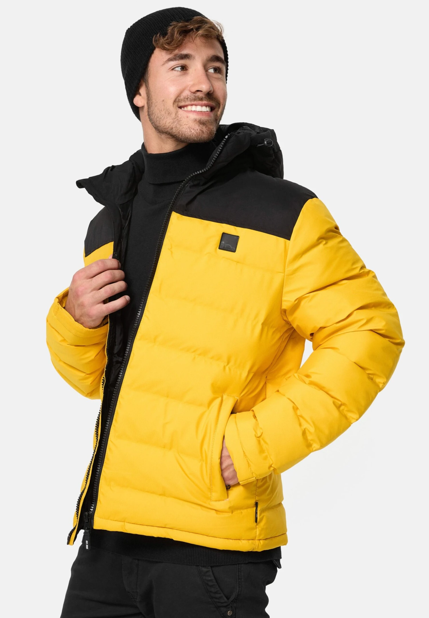 Indicode Jeans Stepp Eberhardy - Winterjas - Lemon Pie - Afbeelding 4
