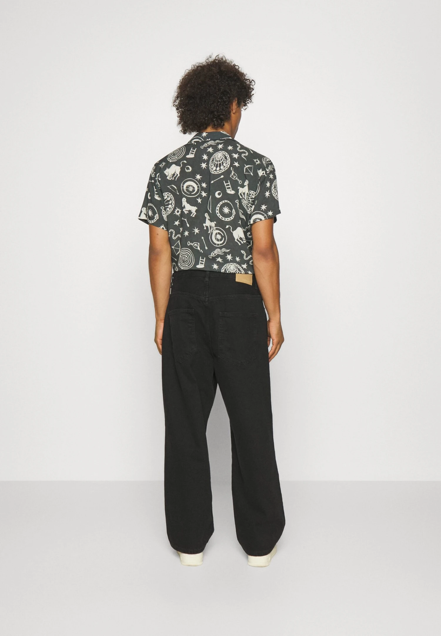 YOURTURN Baggy Jeans Unisex - Relaxed Fit Jeans - Black Denim - Afbeelding 3