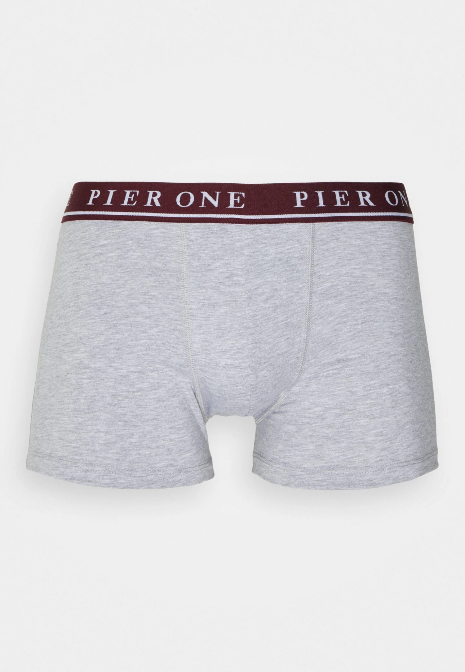 Pier One 5 Pack - Onderbroeken - Bordeaux/Mottled Grey - Afbeelding 4