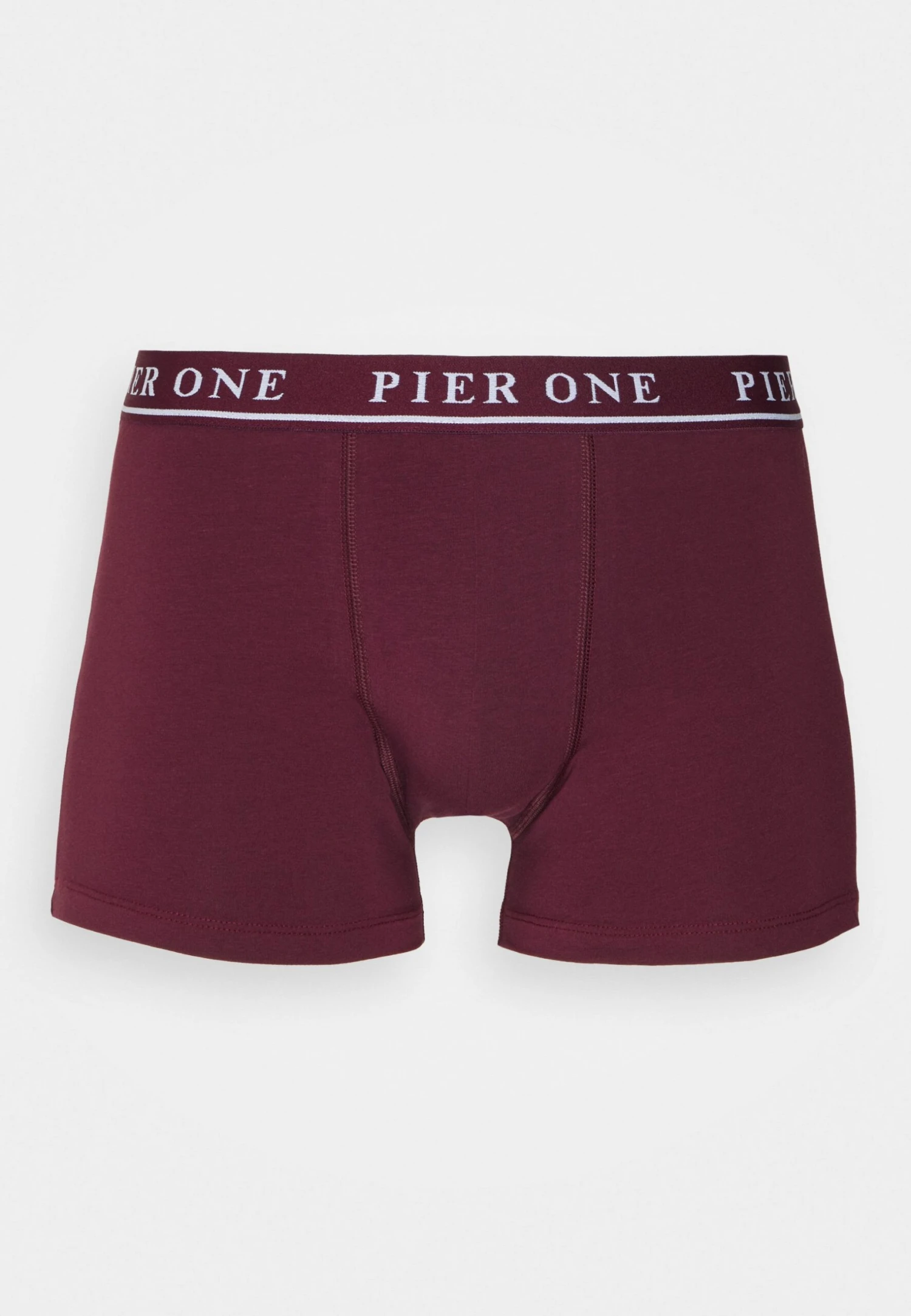 Pier One 5 Pack - Onderbroeken - Bordeaux/Mottled Grey - Afbeelding 2
