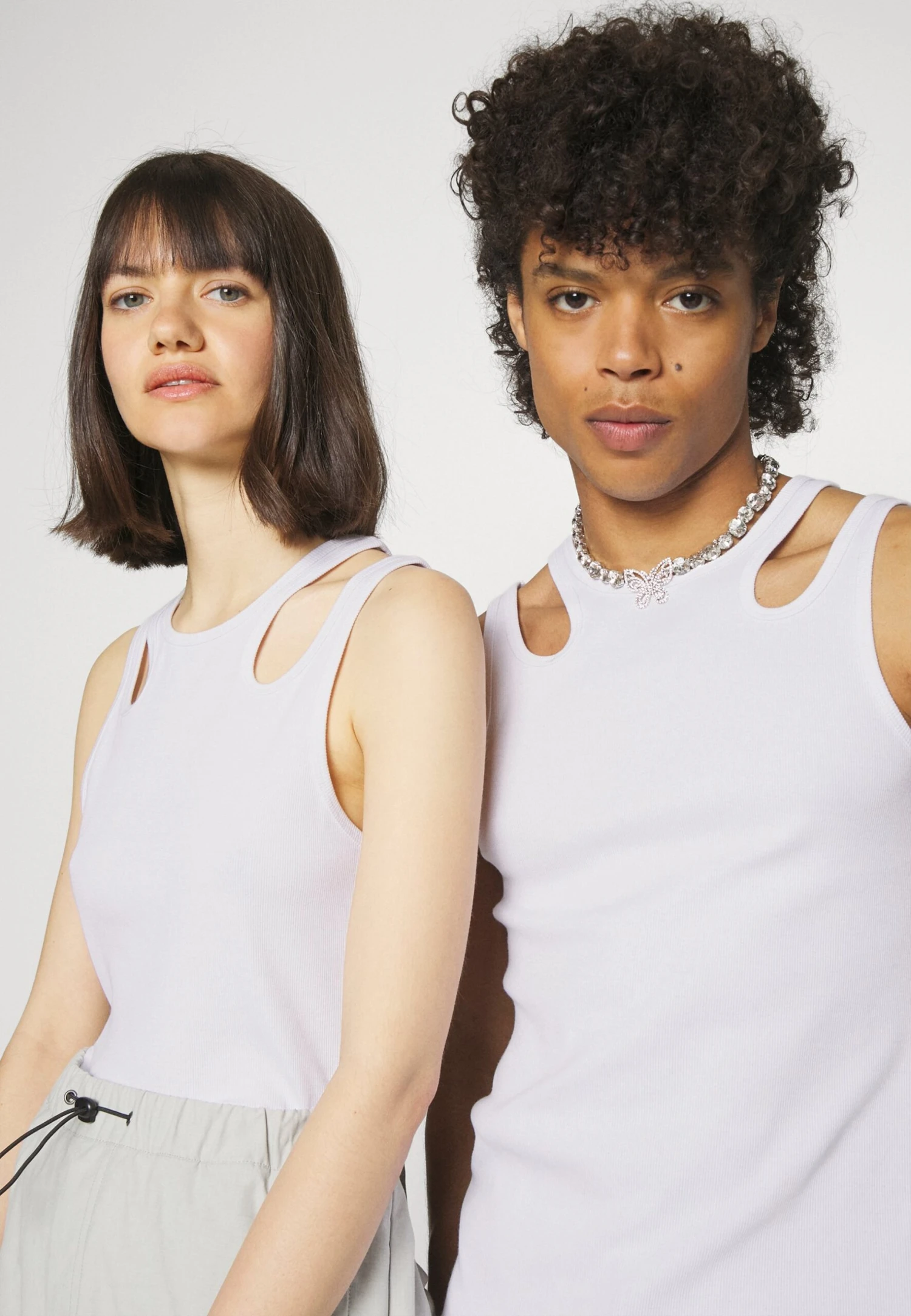 YOURTURN Unisex - Top - White - Afbeelding 4