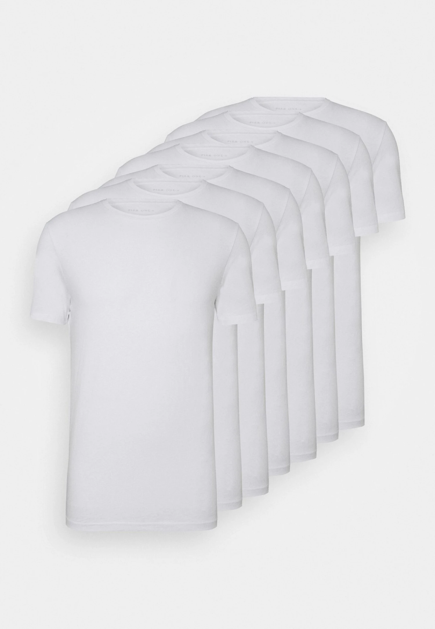 Pier One 7 Pack - T-Shirt Basic - White