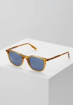 Mont Blanc Snowcap Round Acetate Sunglasses - Zonnebril - Yellow/Blue