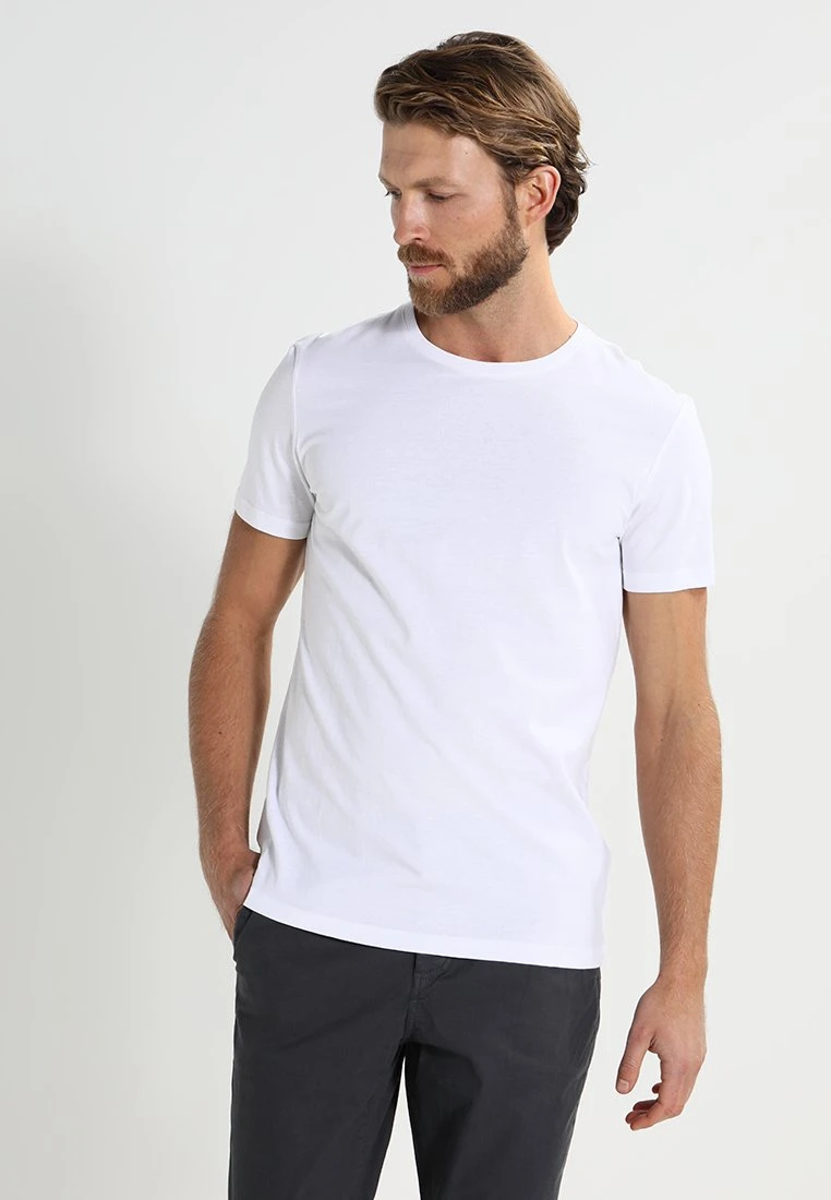 Pier One 2 Pack - T-Shirt Basic - White - Afbeelding 3