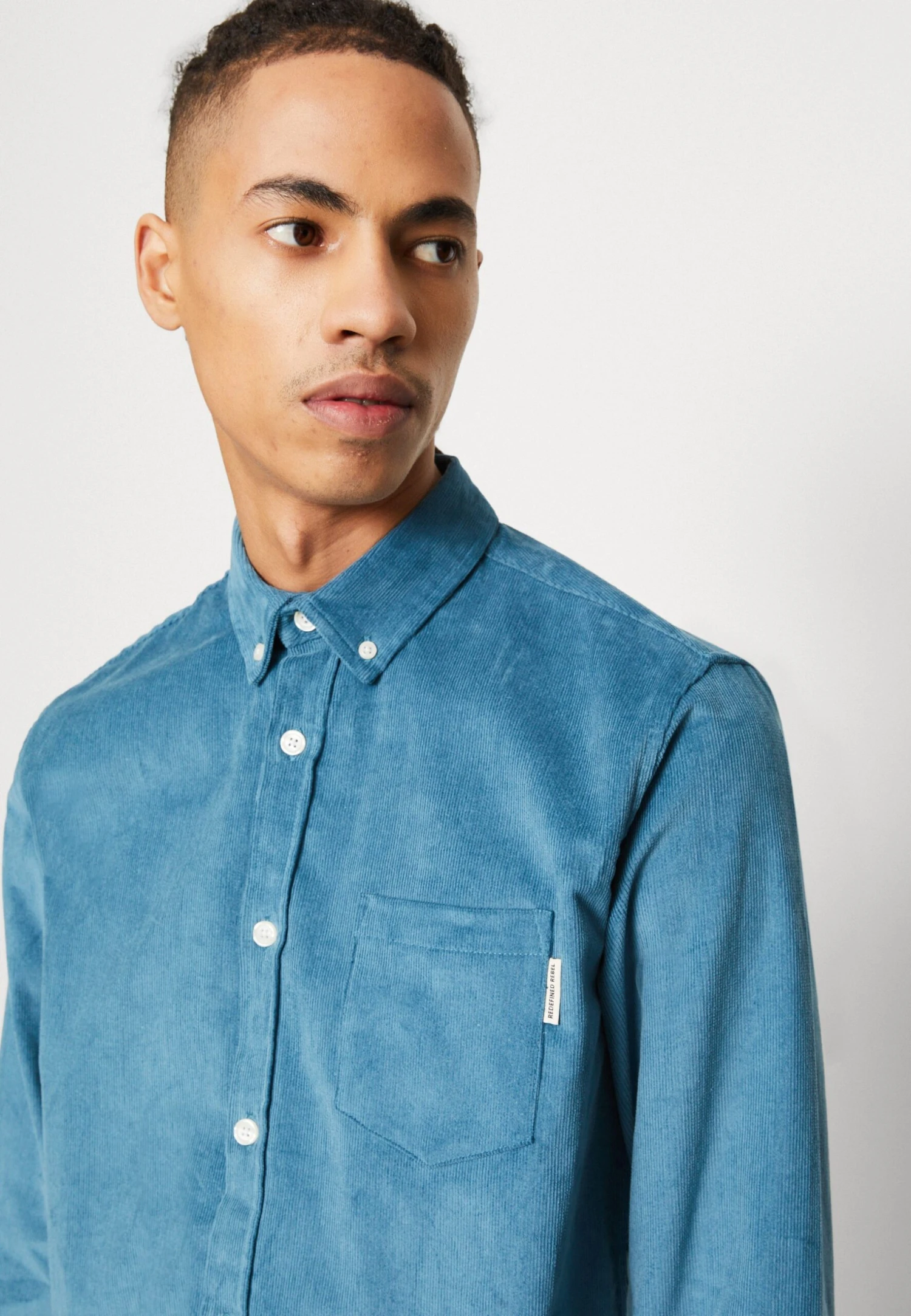 Redefined Rebel Park Shirt - Overhemd - Deep Sea - Afbeelding 4