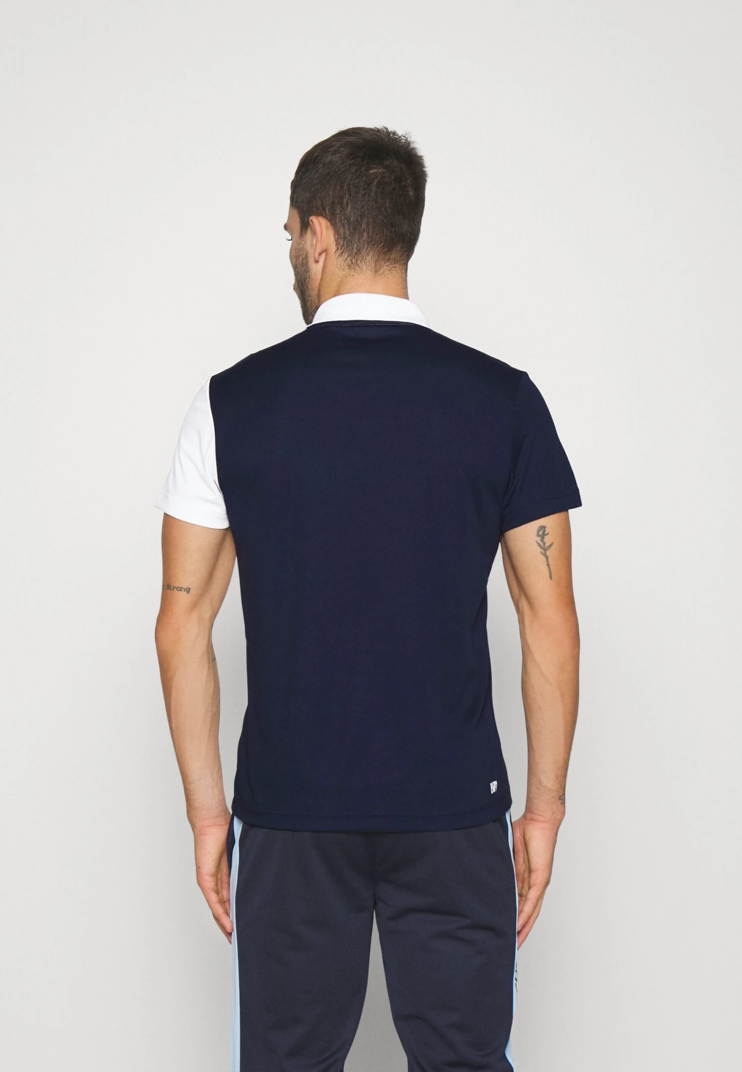 Lacoste Sport Tennis - Poloshirt - White/Navy Blue-Overview - Afbeelding 3