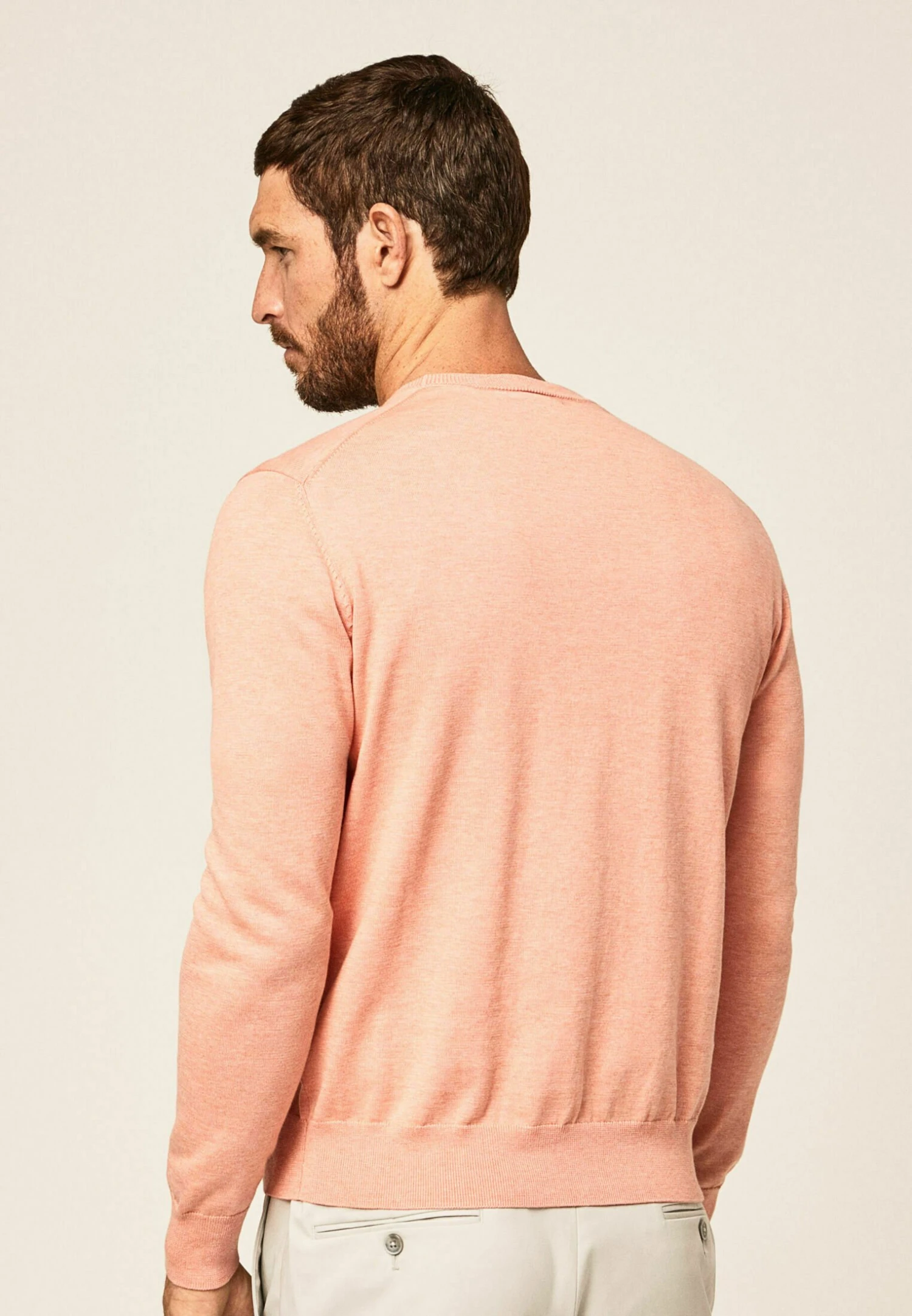 Hackett London Crew - Trui - Salmon - Afbeelding 3