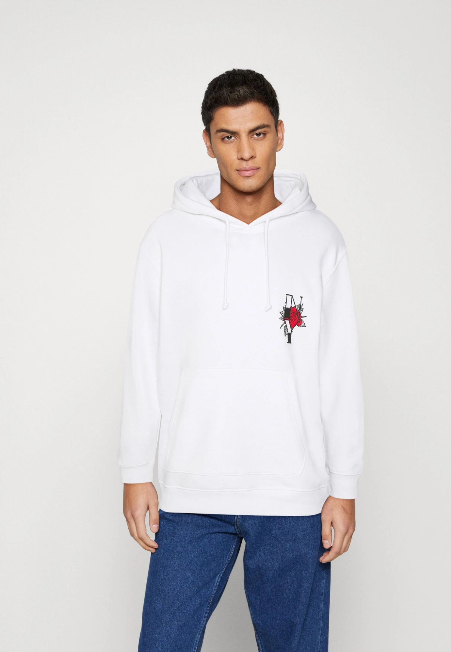 YOURTURN Unisex - Hoodie - White - Afbeelding 3