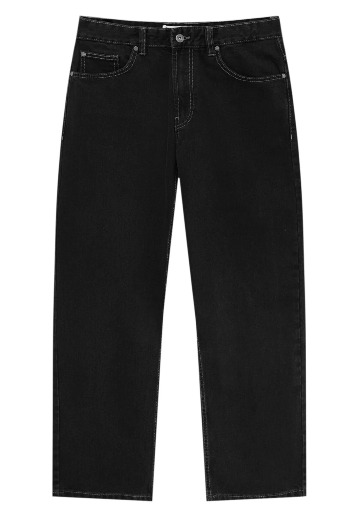 PULL & BEAR Wide - Relaxed Fit Jeans - Black - Afbeelding 6