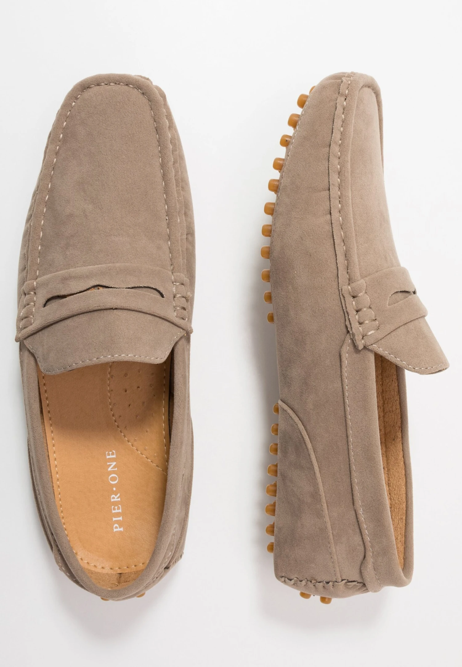 Pier One Unisex - Mocassins - Taupe - Afbeelding 2