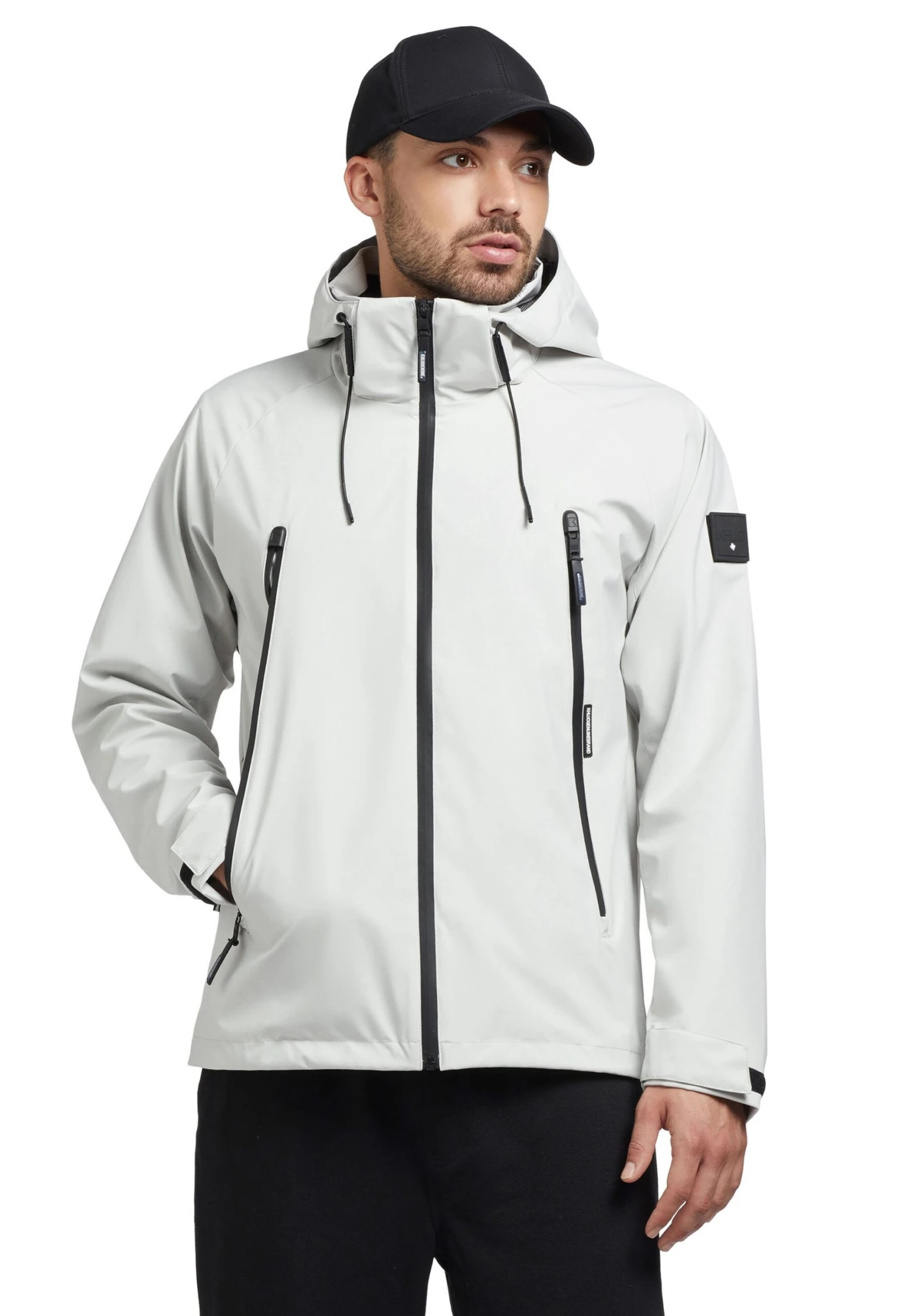 Khujo Adam - Regenjas - Hellgrau - Afbeelding 8