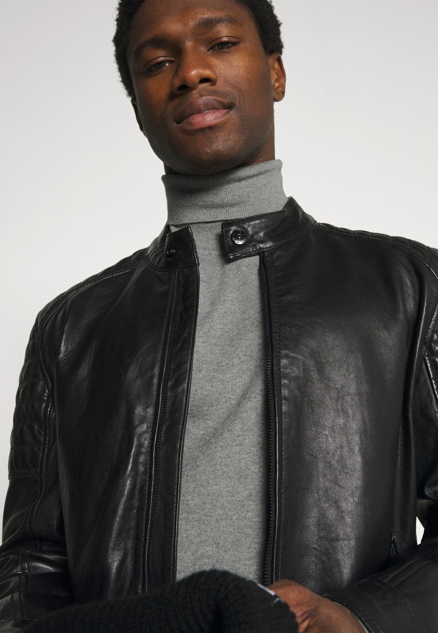 Pier One 2 Pack - Basic Turtleneck - Trui - Black/Mottled Light Grey - Afbeelding 4