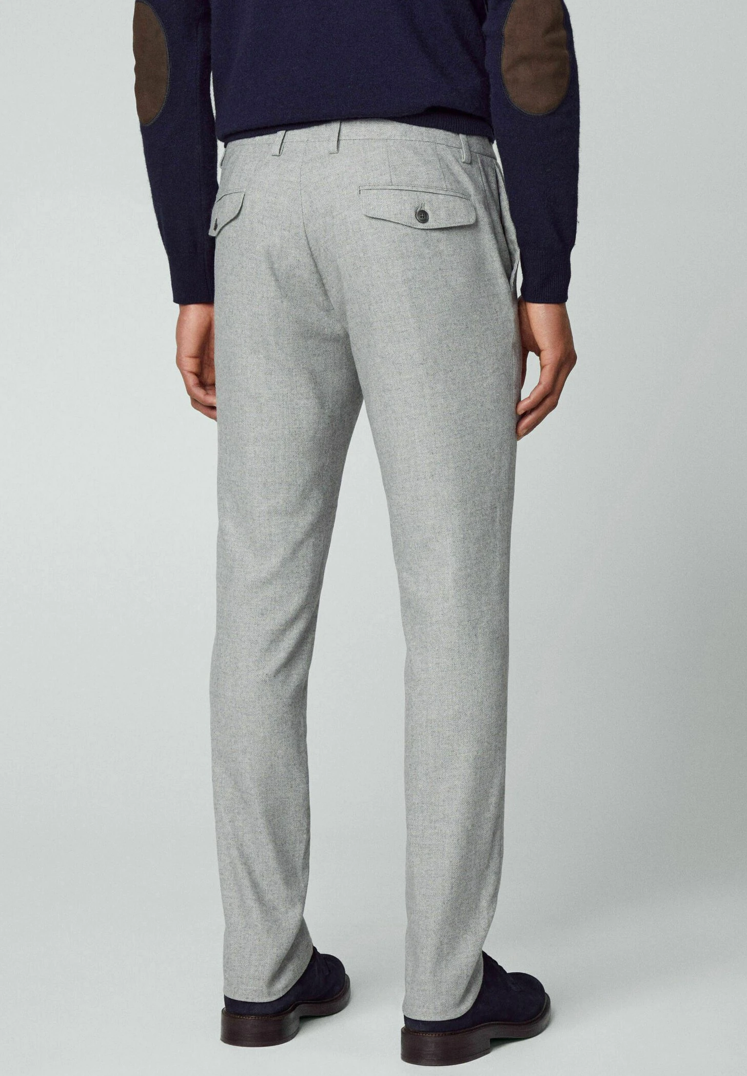 Hackett London Broken Twill Trs - Broek - Light Grey - Afbeelding 3