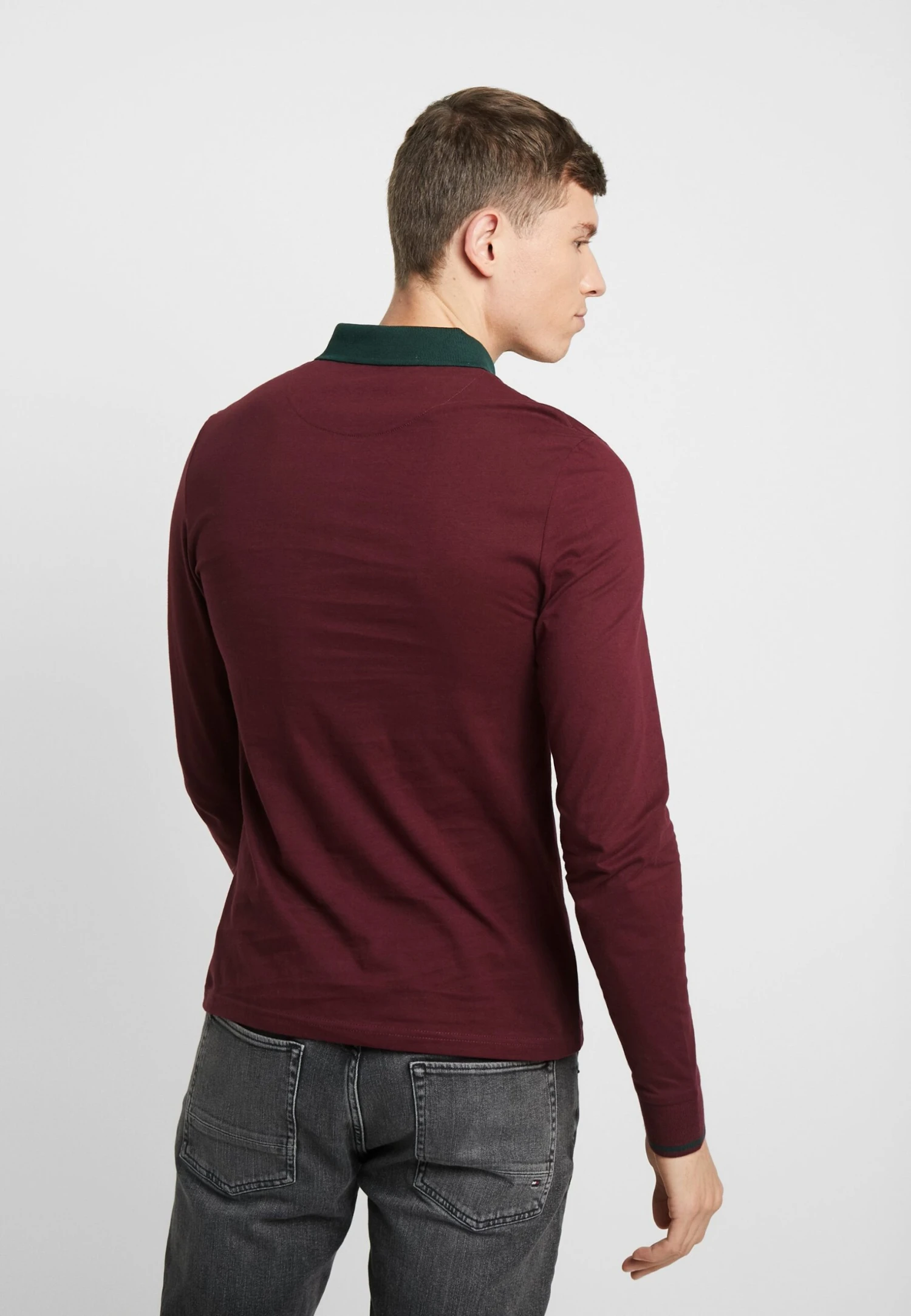 Pier One Muscle Fit - Poloshirt - Bordeaux - Afbeelding 3