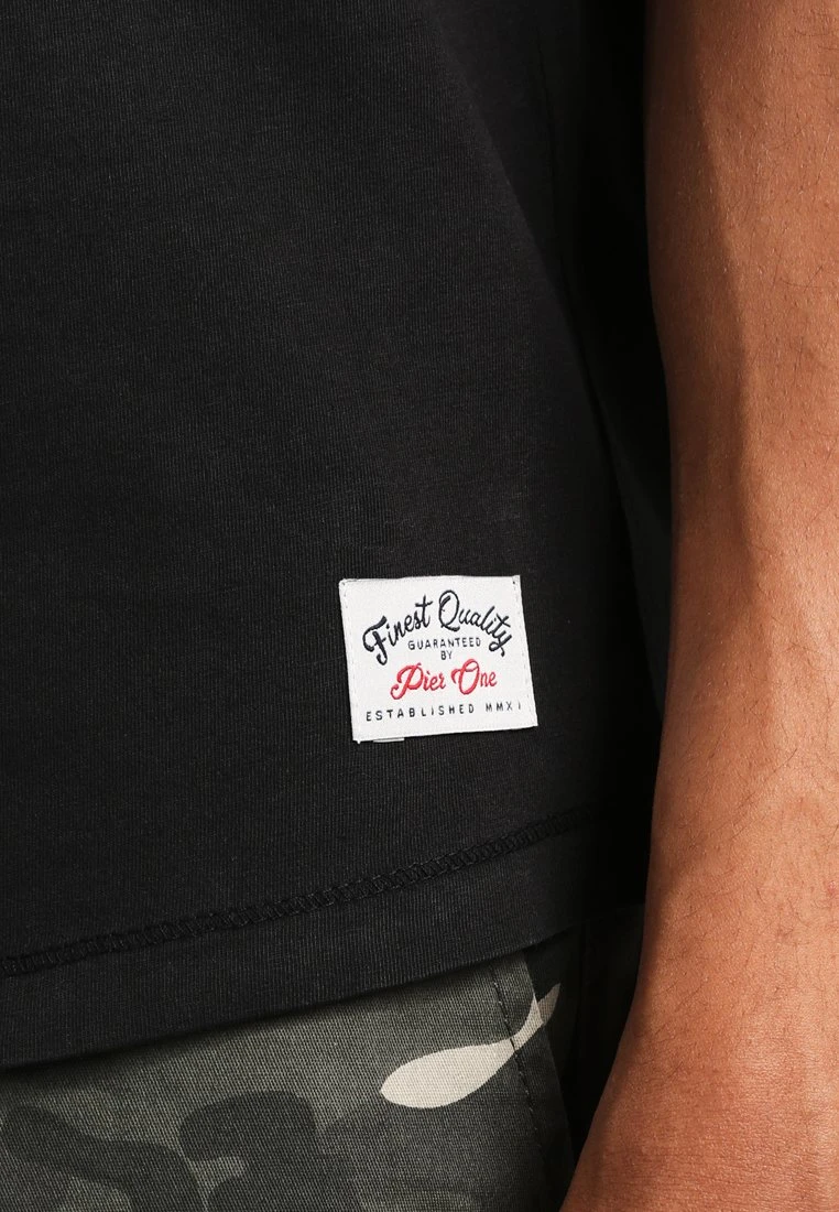 Pier One Garment Tee - T-Shirt Basic - Black - Afbeelding 4