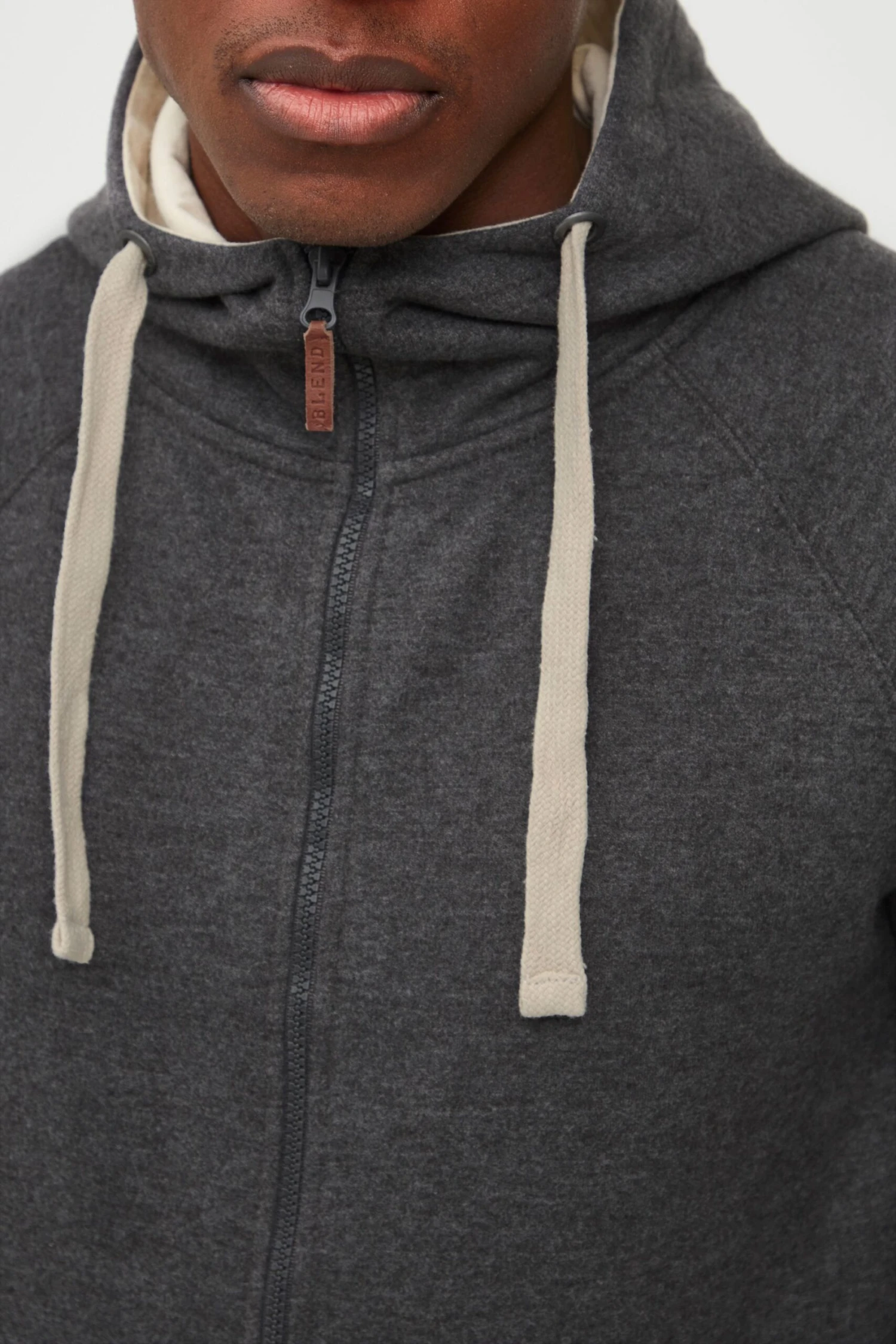 Blend Bhspeedy - Sweater Met Rits - Charcoal - Afbeelding 4